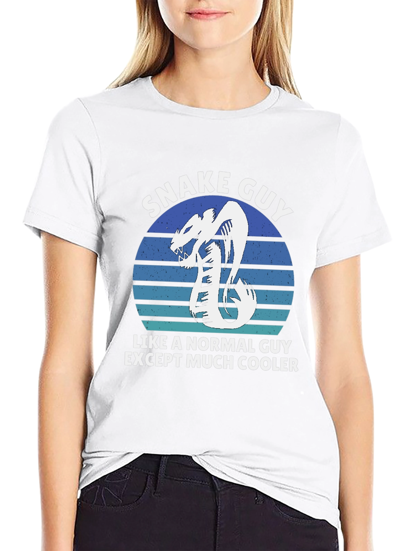 Snake Guy T-Shirt - Much Cooler Than Normal