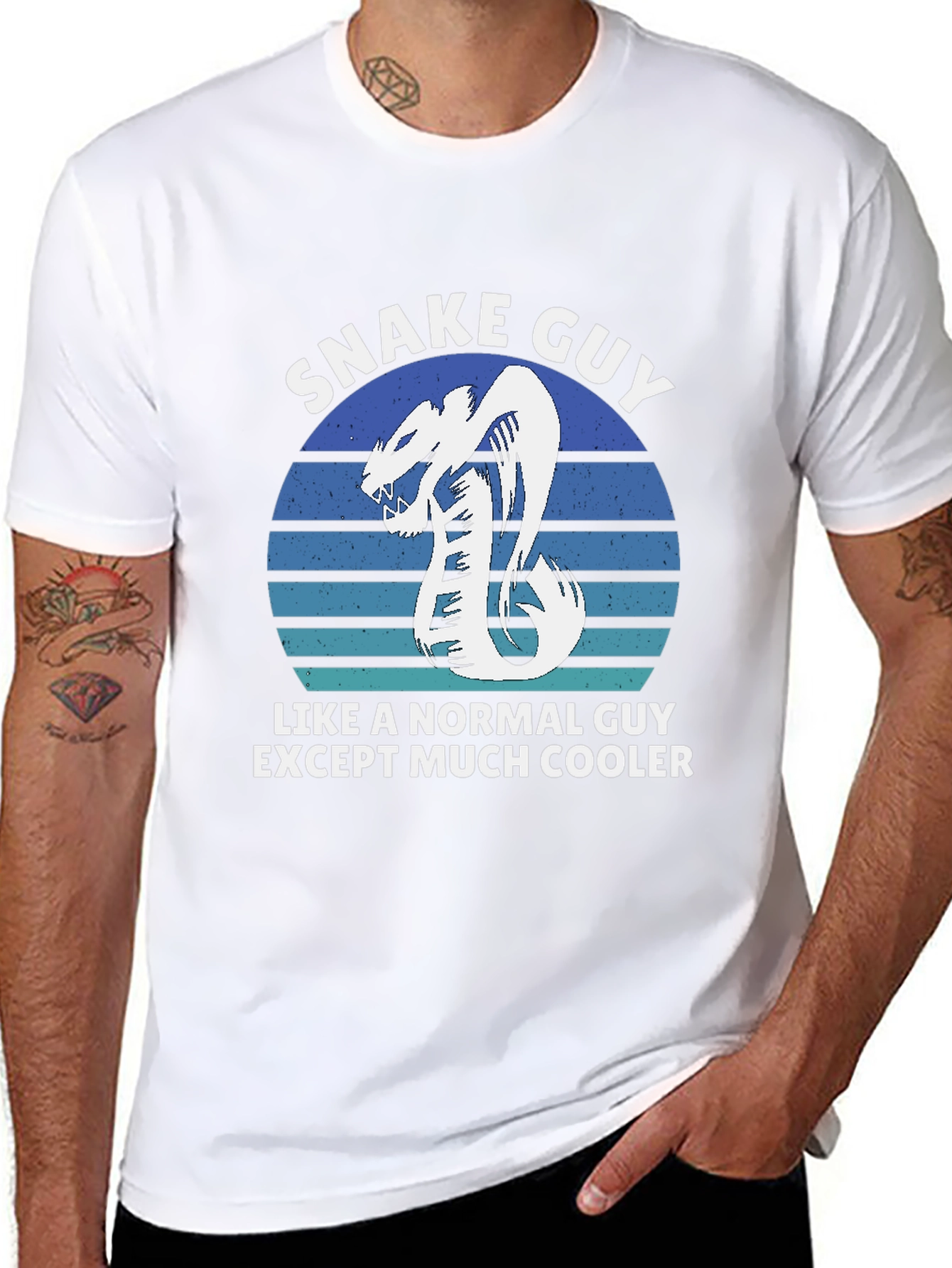 Snake Guy T-Shirt - Much Cooler Than Normal