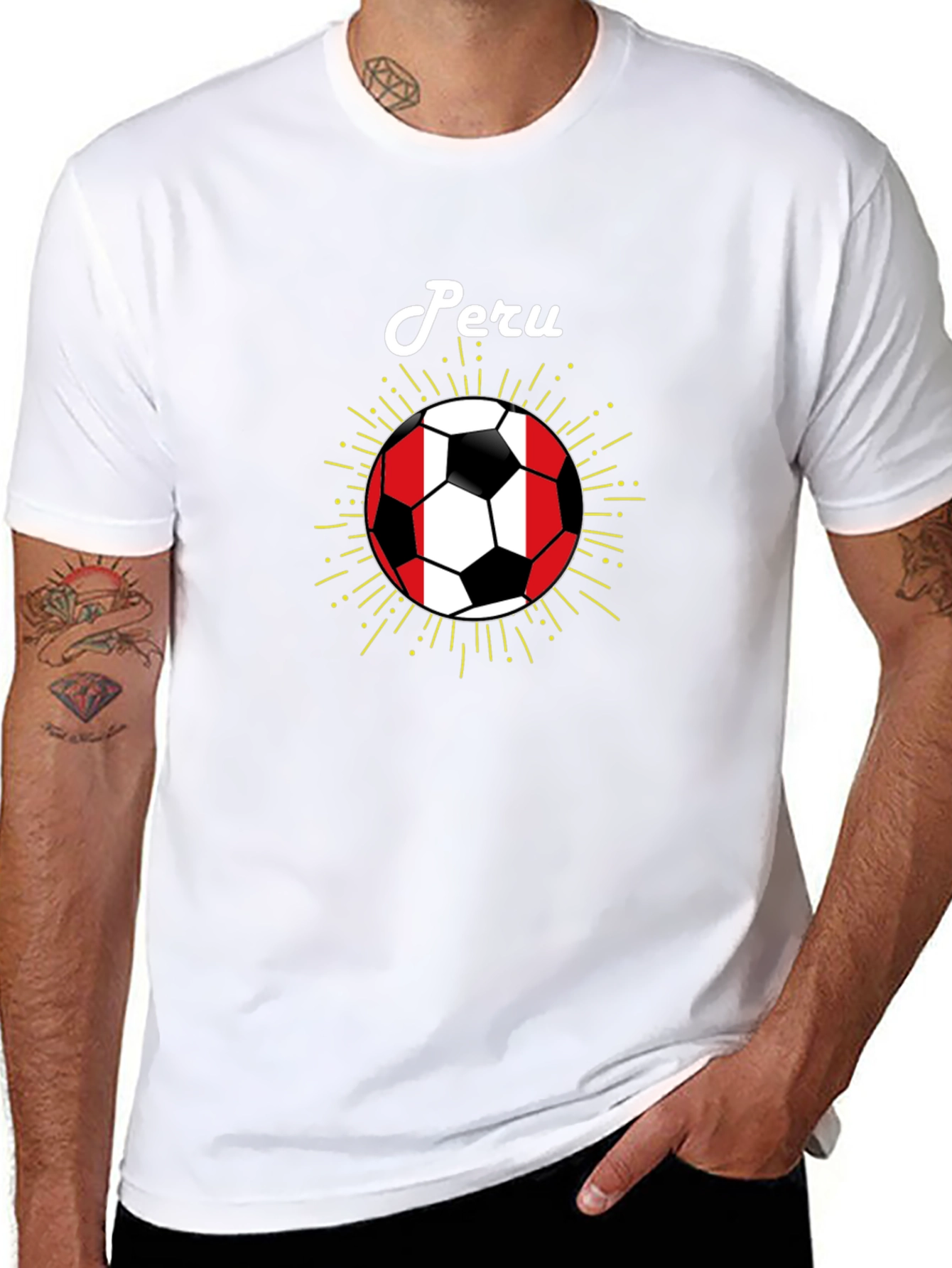 Peru Soccer Flag T-Shirt