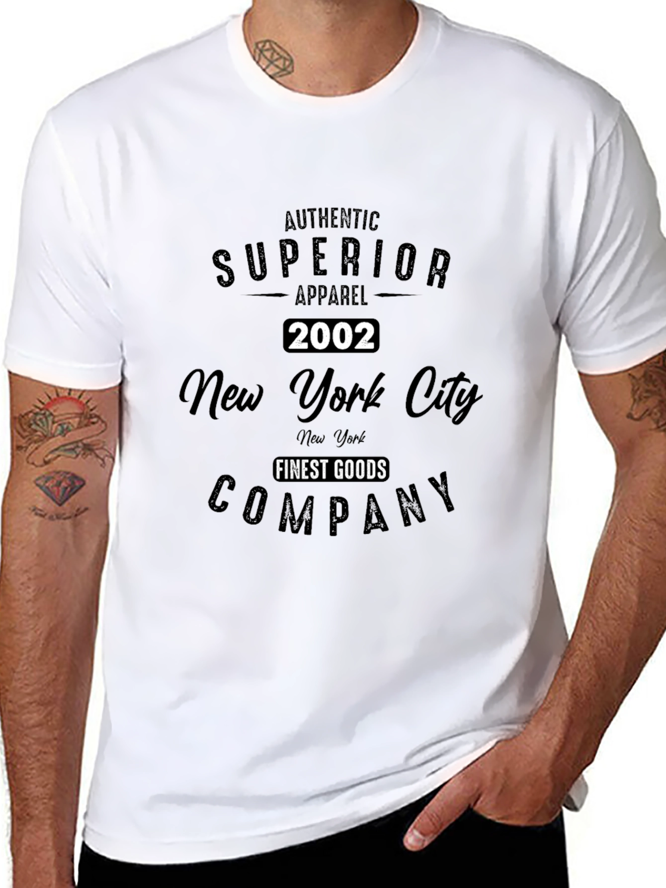 Superior Apparel 2002 Black T-Shirt