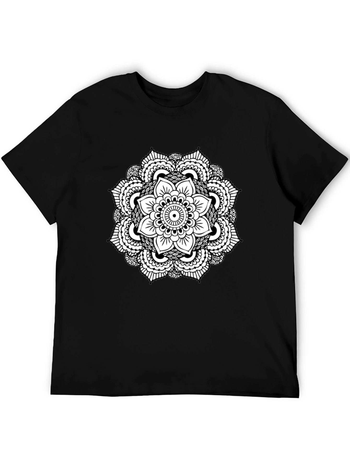 Black Mandala Graphic Tee
