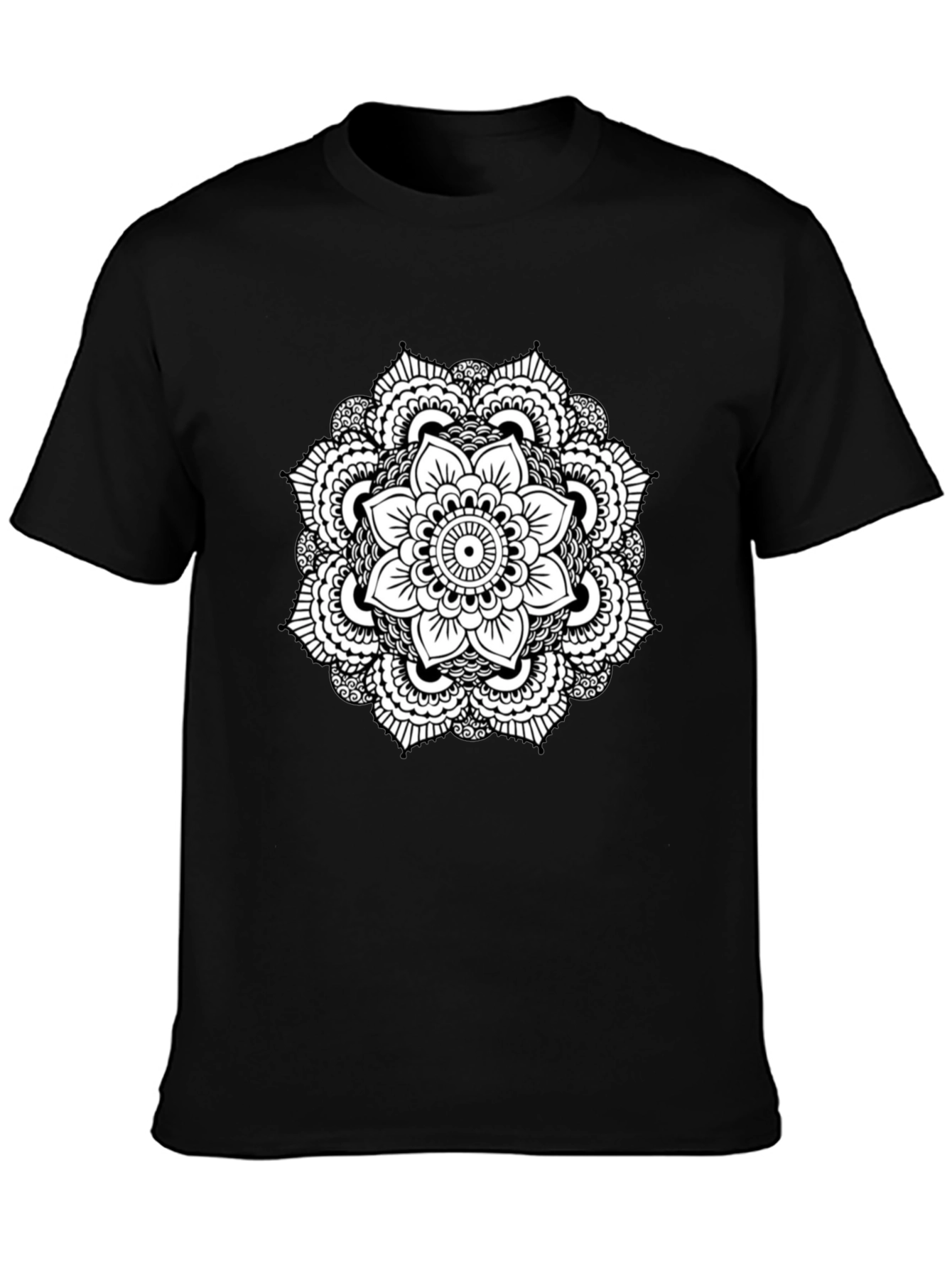 Black Mandala Graphic Tee