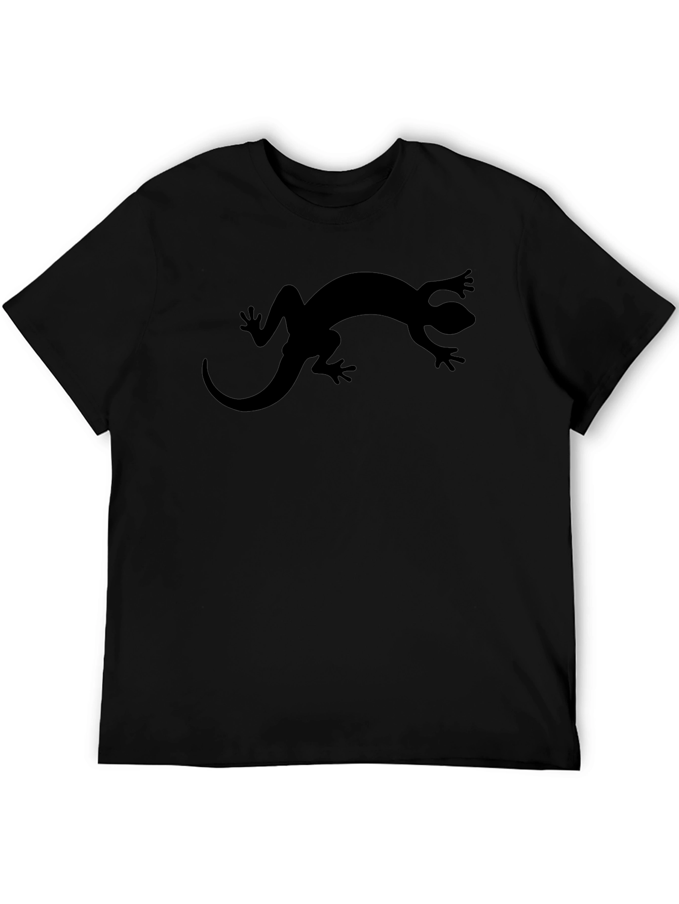Black Lizard Graphic T-Shirt for Men