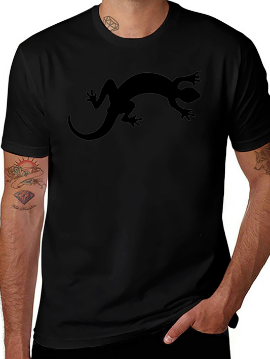 Black Lizard Graphic T-Shirt for Men