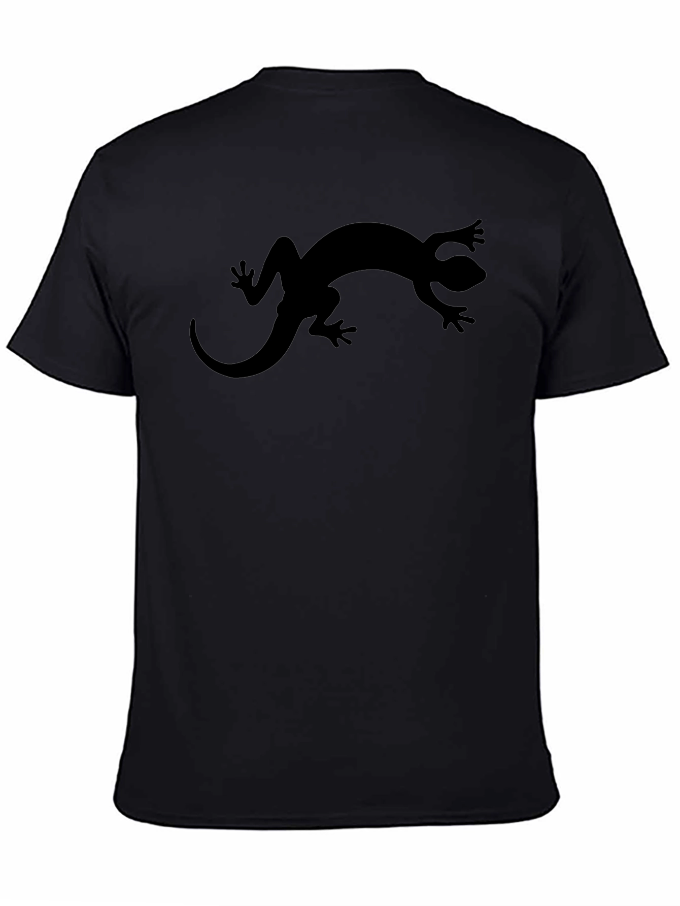 Black Lizard Graphic T-Shirt for Men
