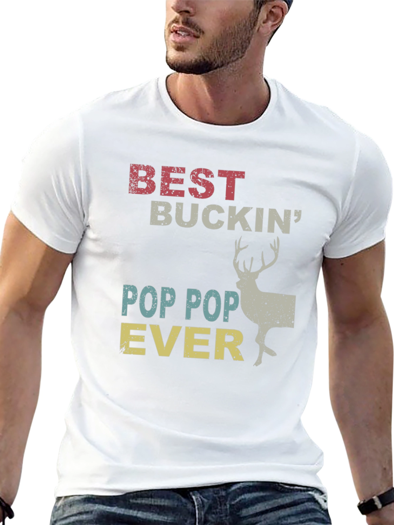 Best Buckin Pop Pop Ever T-Shirt