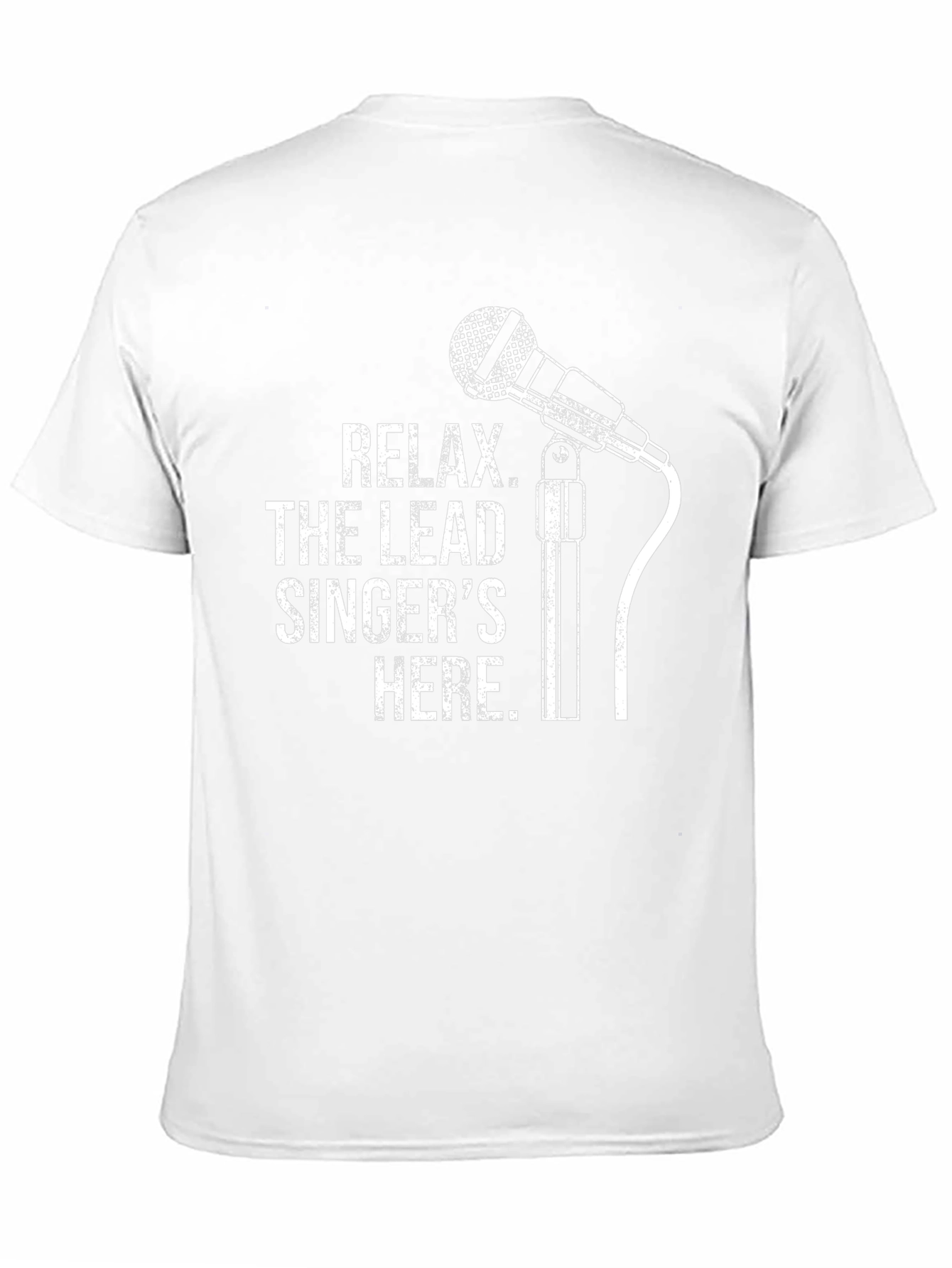 Relax Lead Singer Here Black T-Shirt