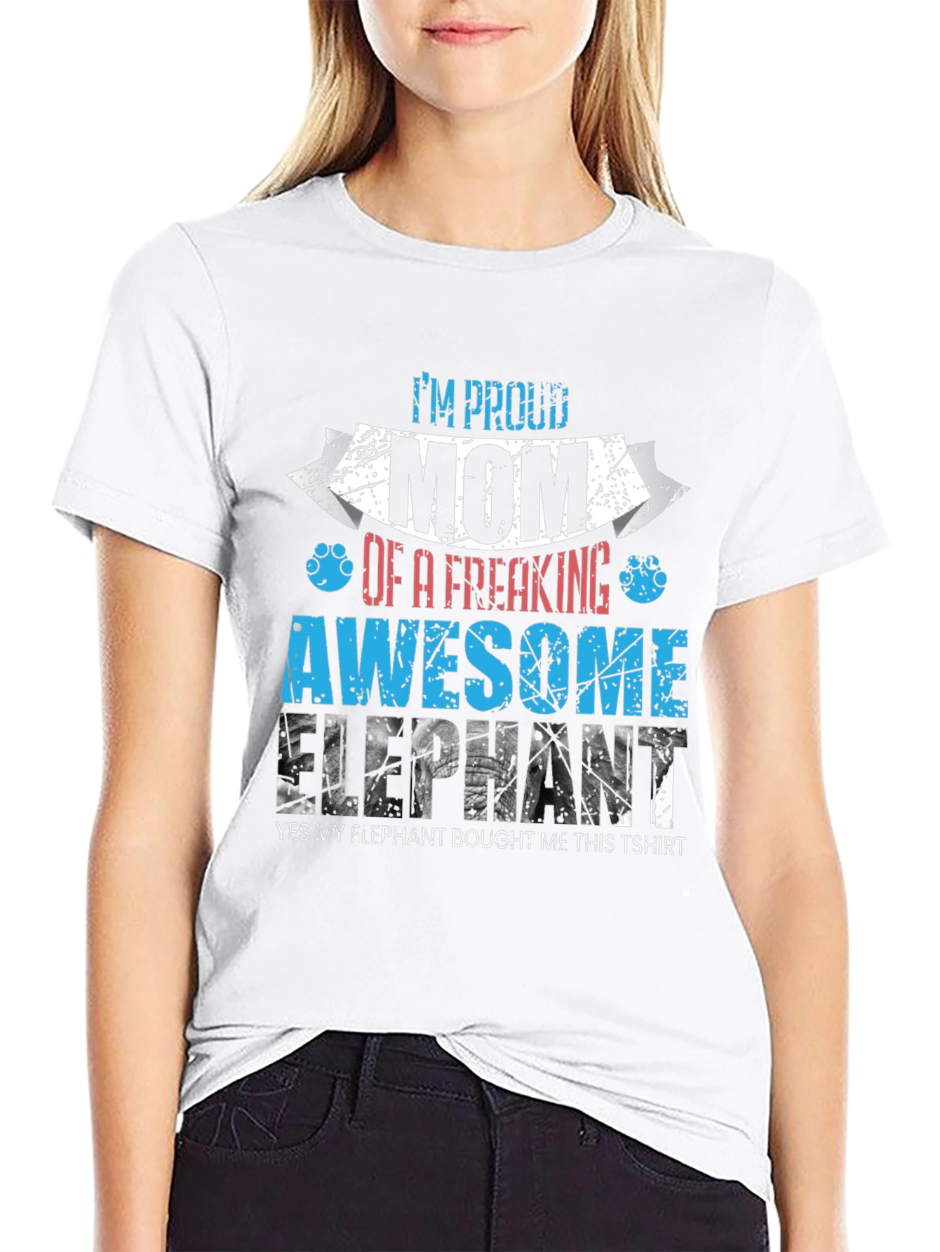Proud Mom of Awesome Elephant T-Shirt
