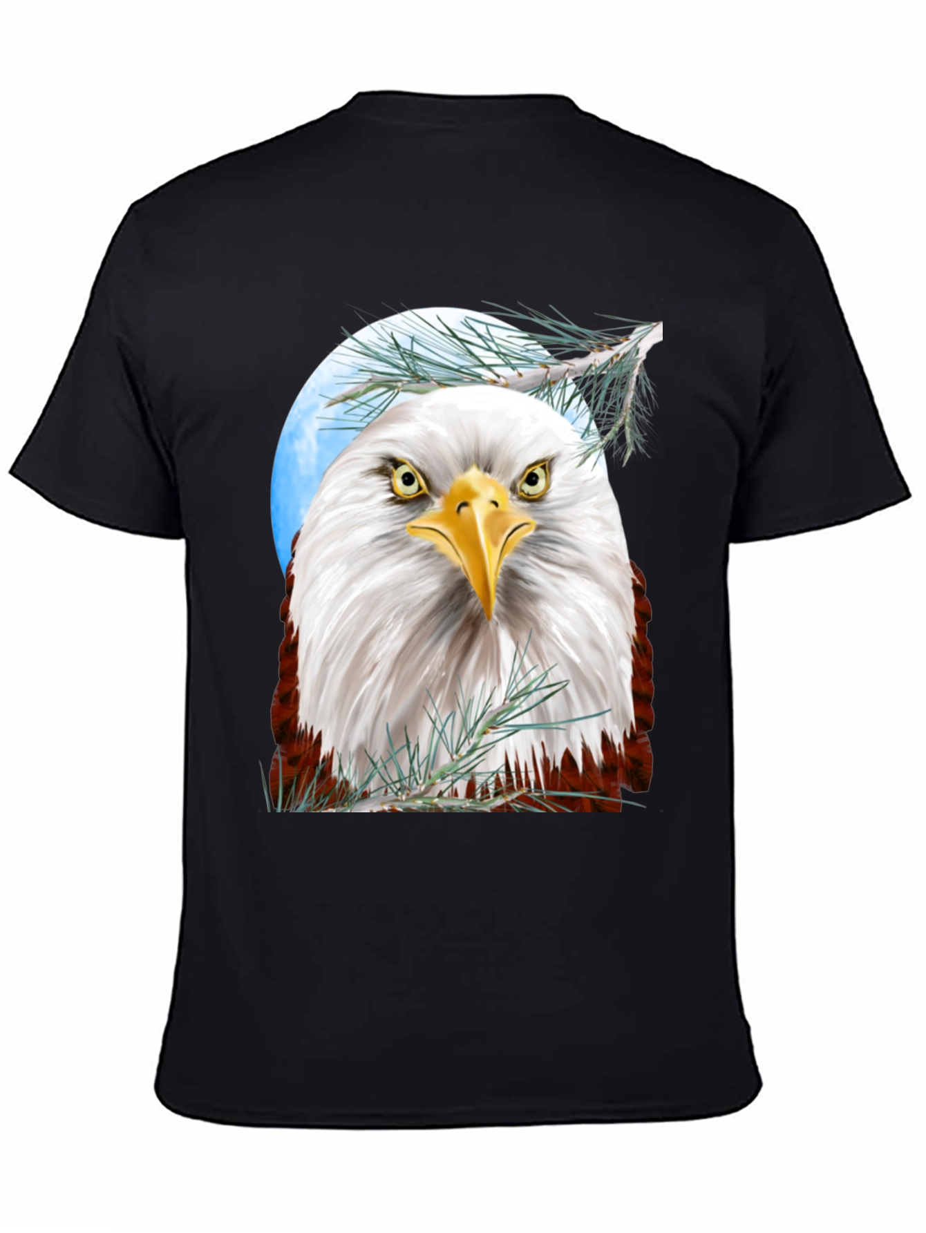 Bald Eagle Graphic T-Shirt - Patriotic Design