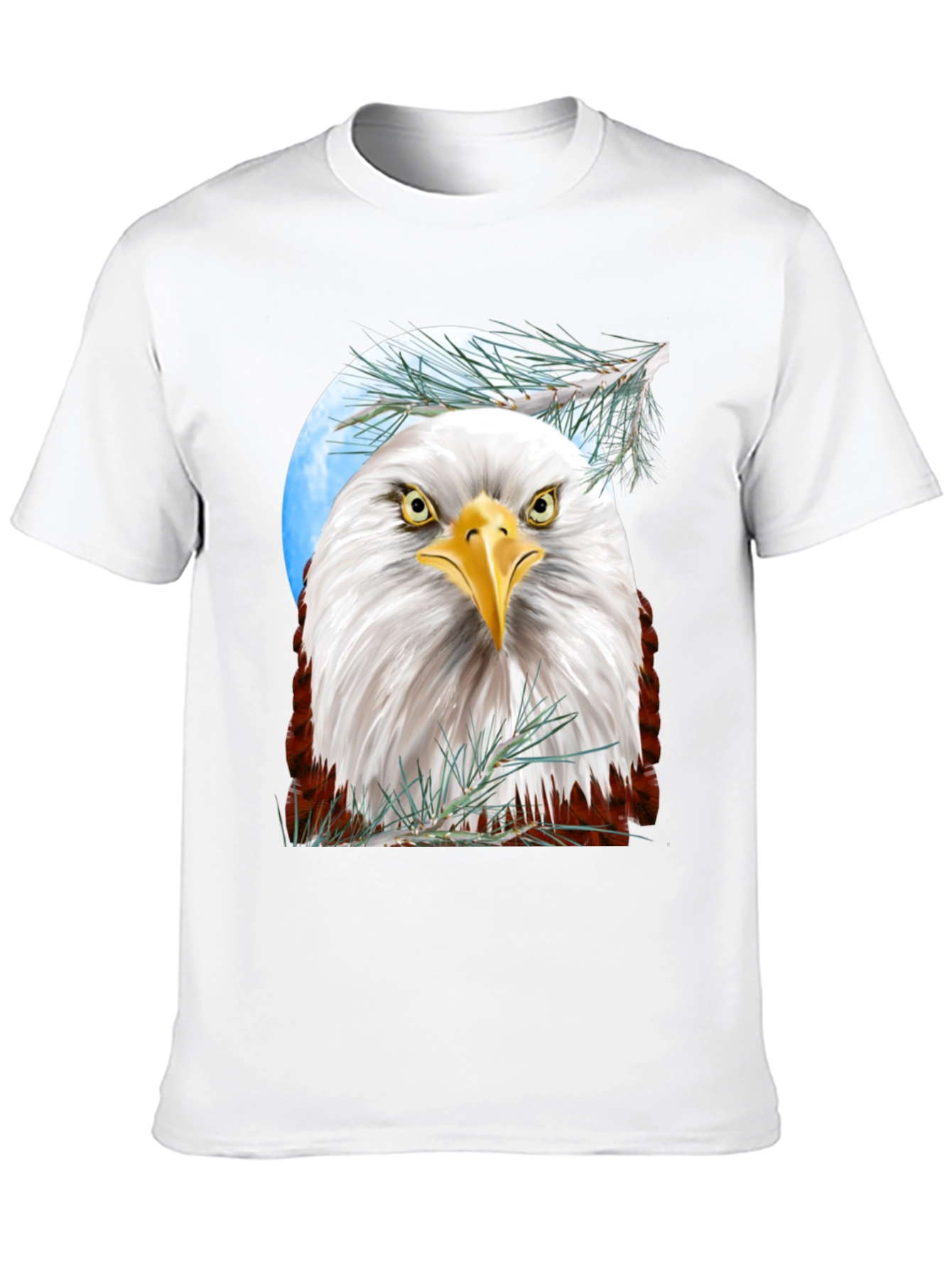 Bald Eagle Graphic T-Shirt - Patriotic Design