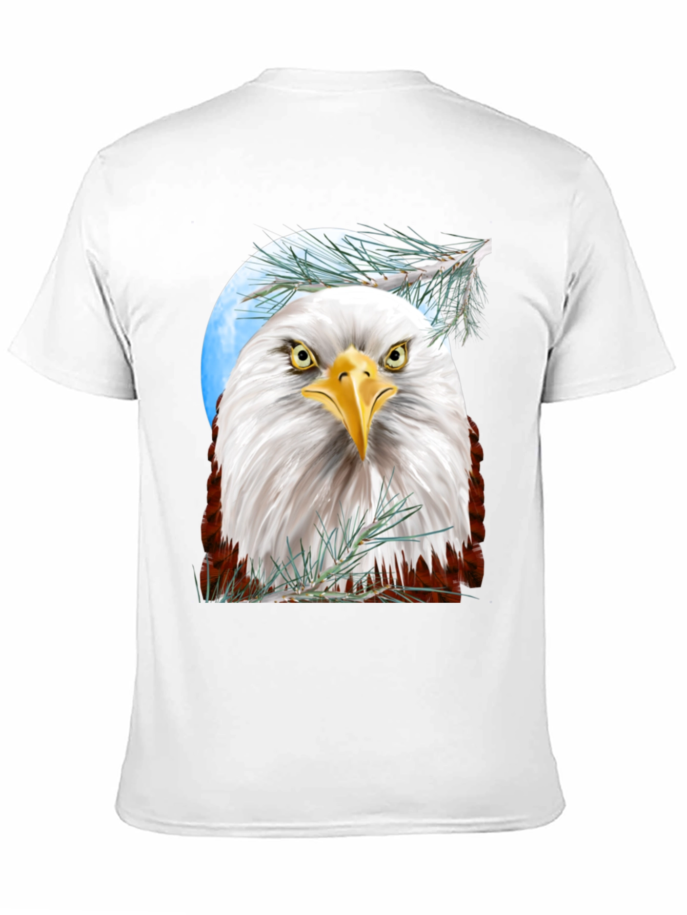 Bald Eagle Graphic T-Shirt - Patriotic Design