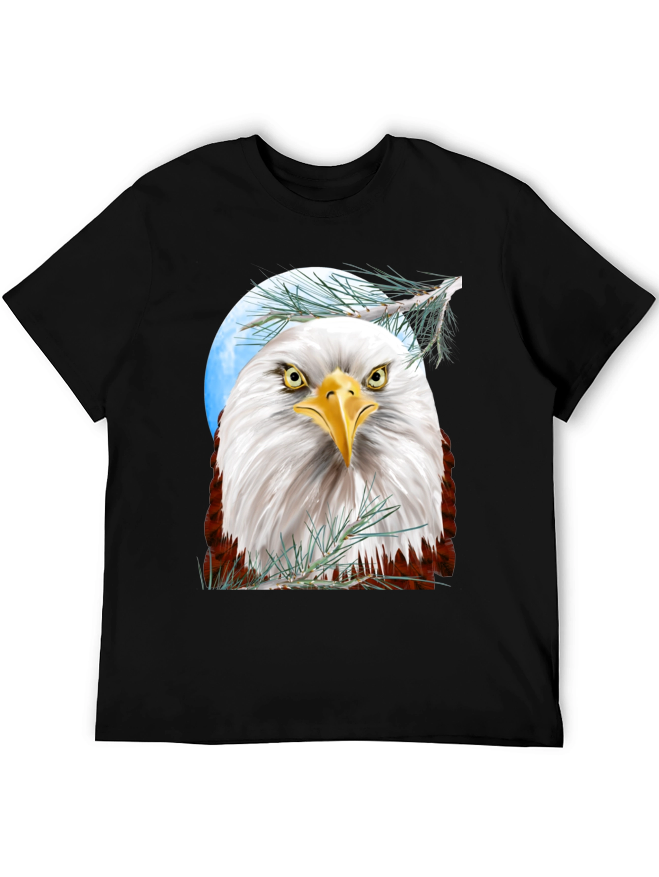 Bald Eagle Graphic T-Shirt - Patriotic Design