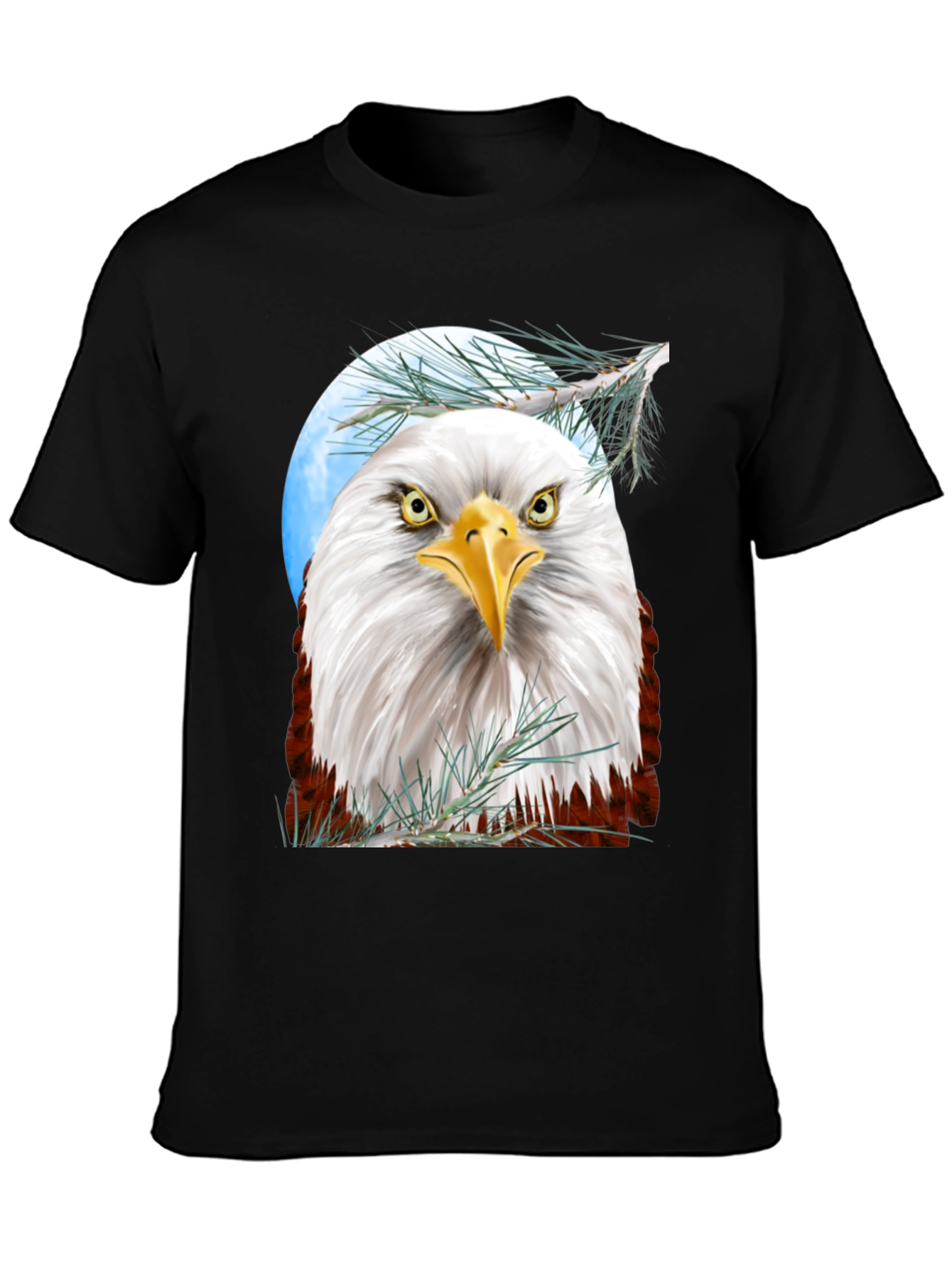 Bald Eagle Graphic T-Shirt - Patriotic Design