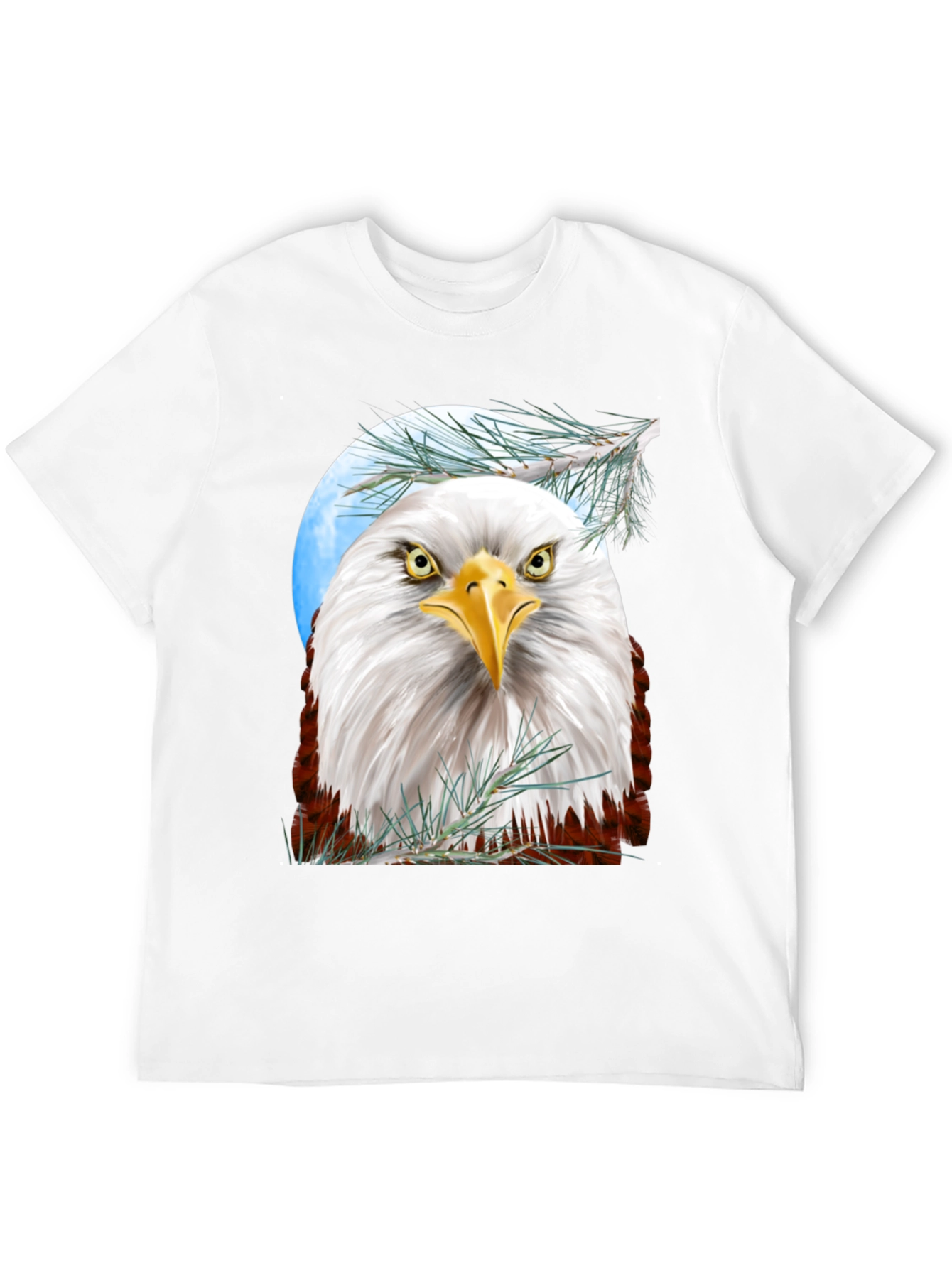 Bald Eagle Graphic T-Shirt - Patriotic Design