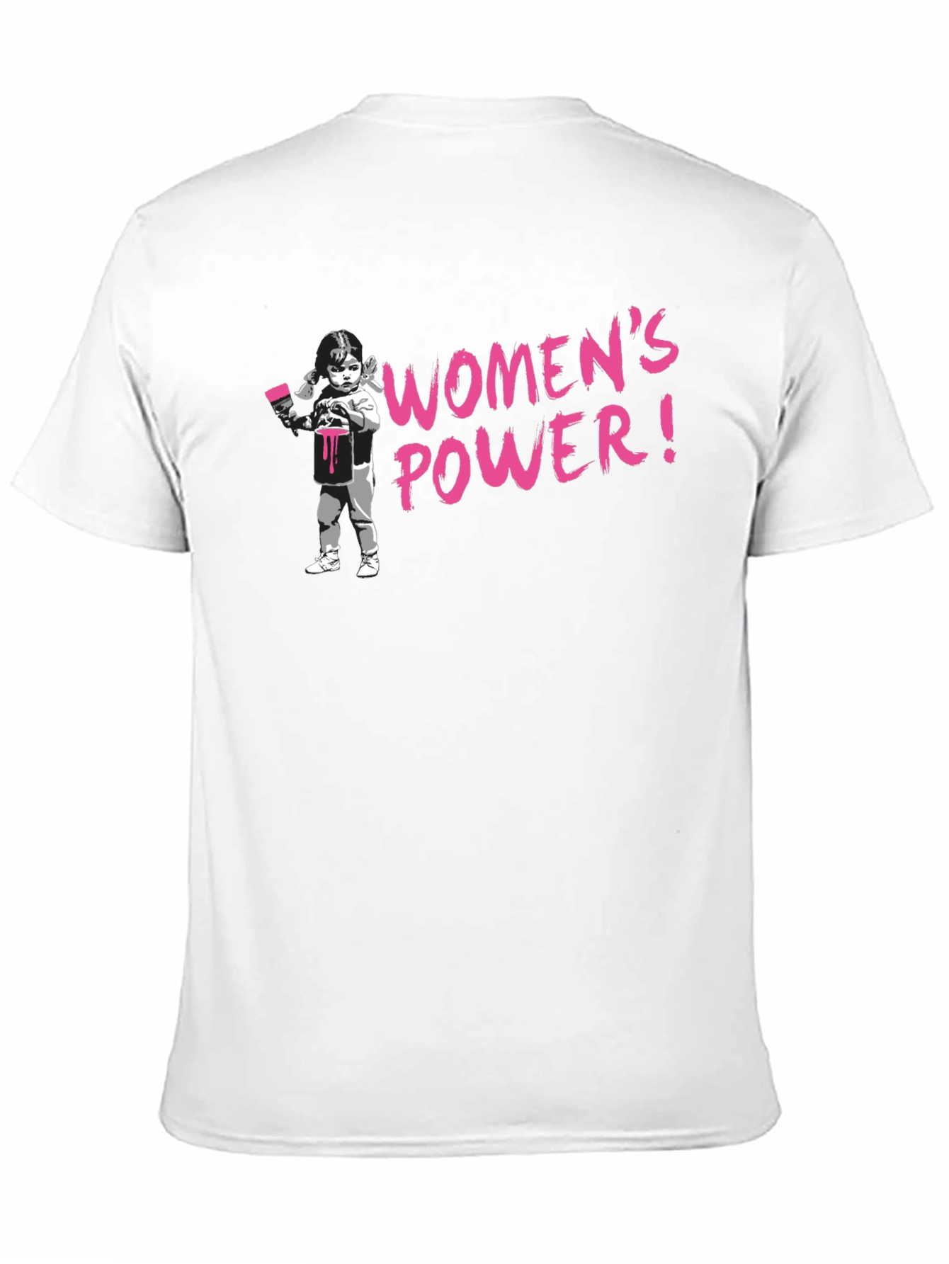 Womens Power Black Graphic Tee
