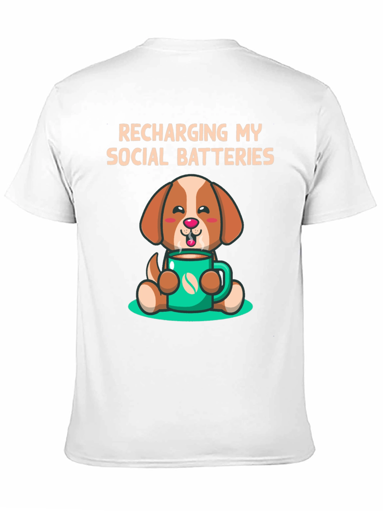 Recharging Social Batteries Dog T-Shirt