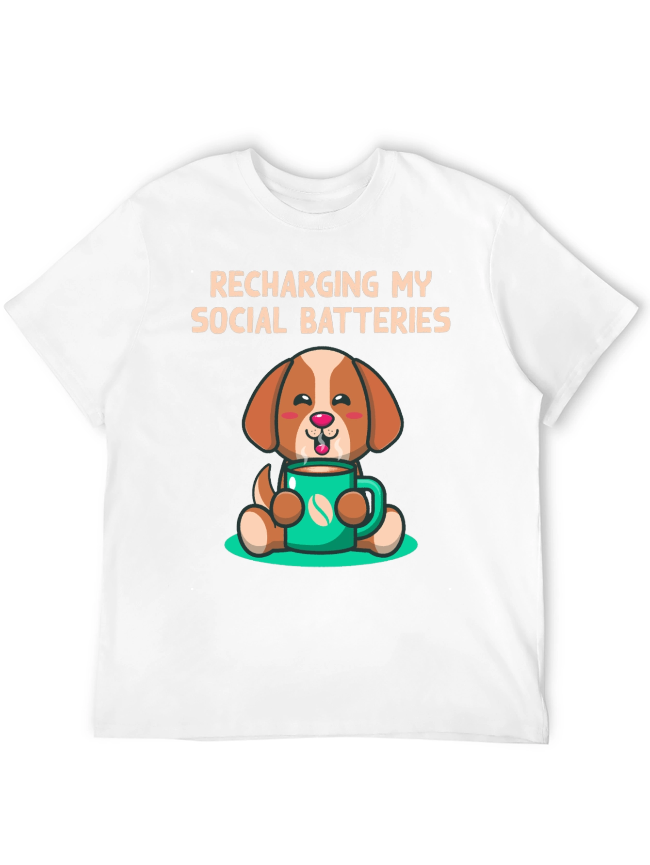 Recharging Social Batteries Dog T-Shirt