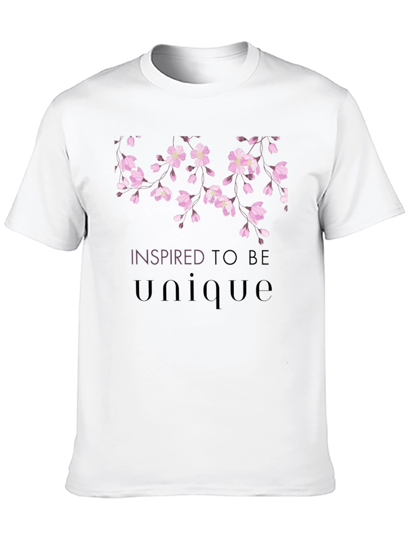 Unique Floral Graphic Tee