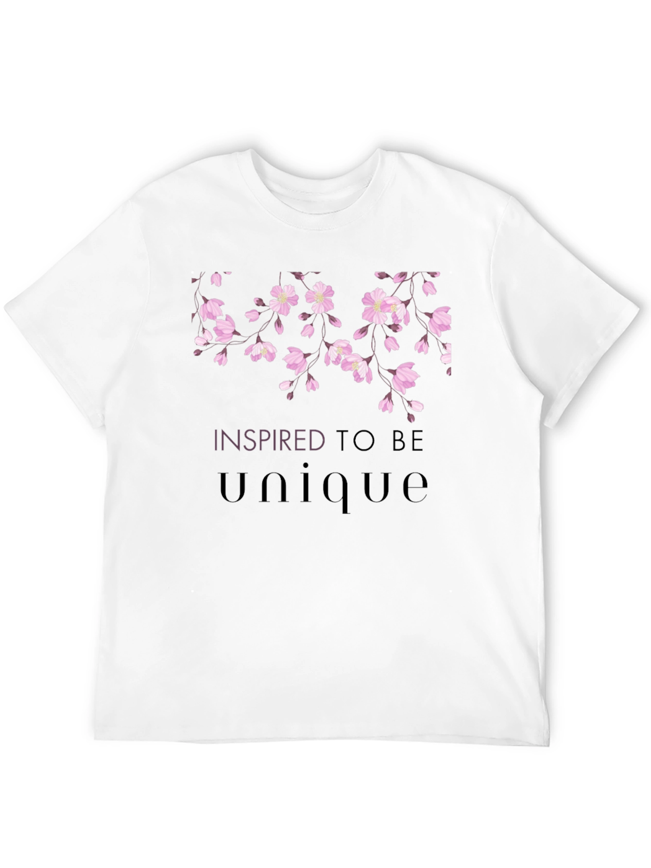 Unique Floral Graphic Tee