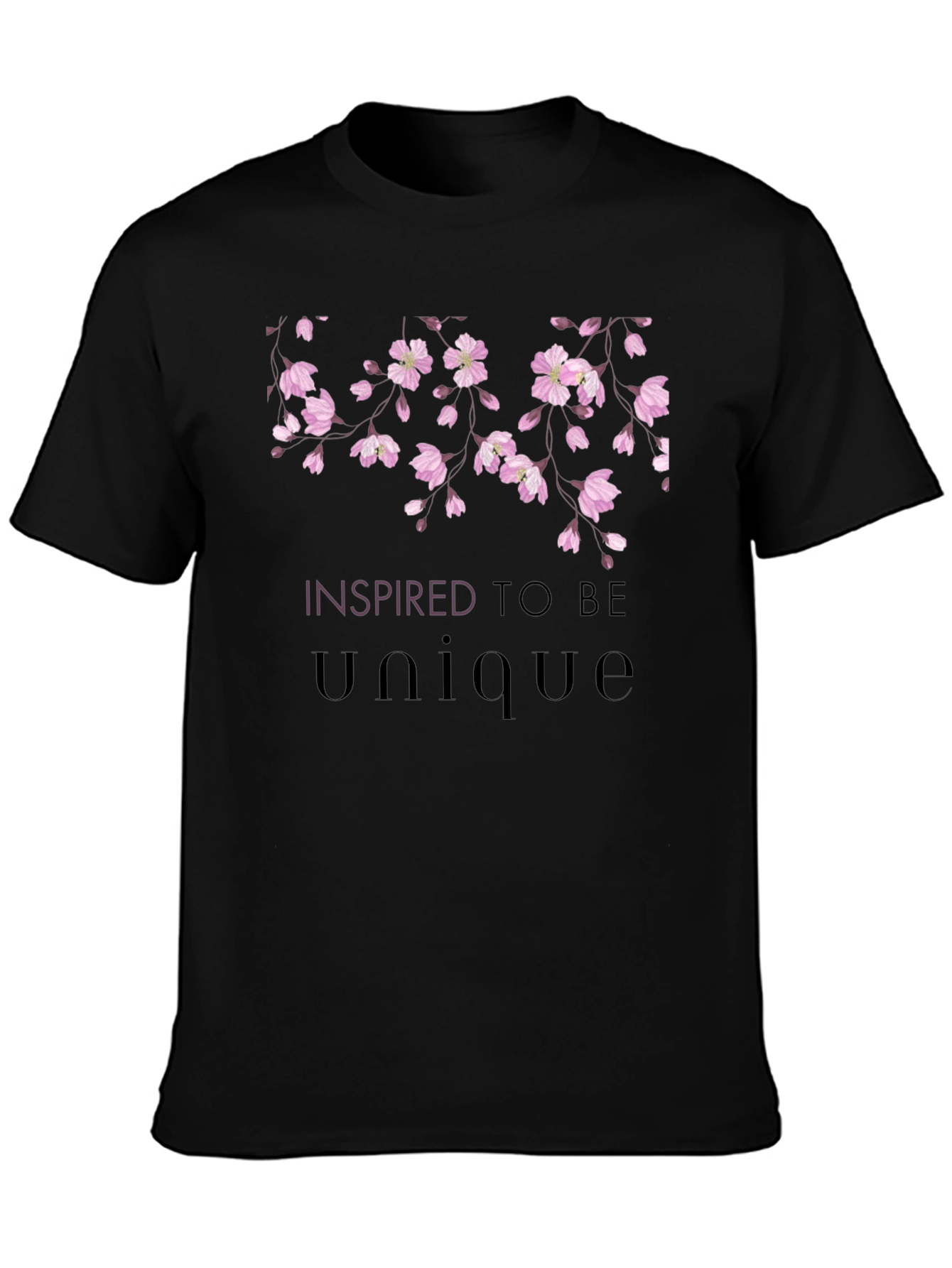Unique Floral Graphic Tee