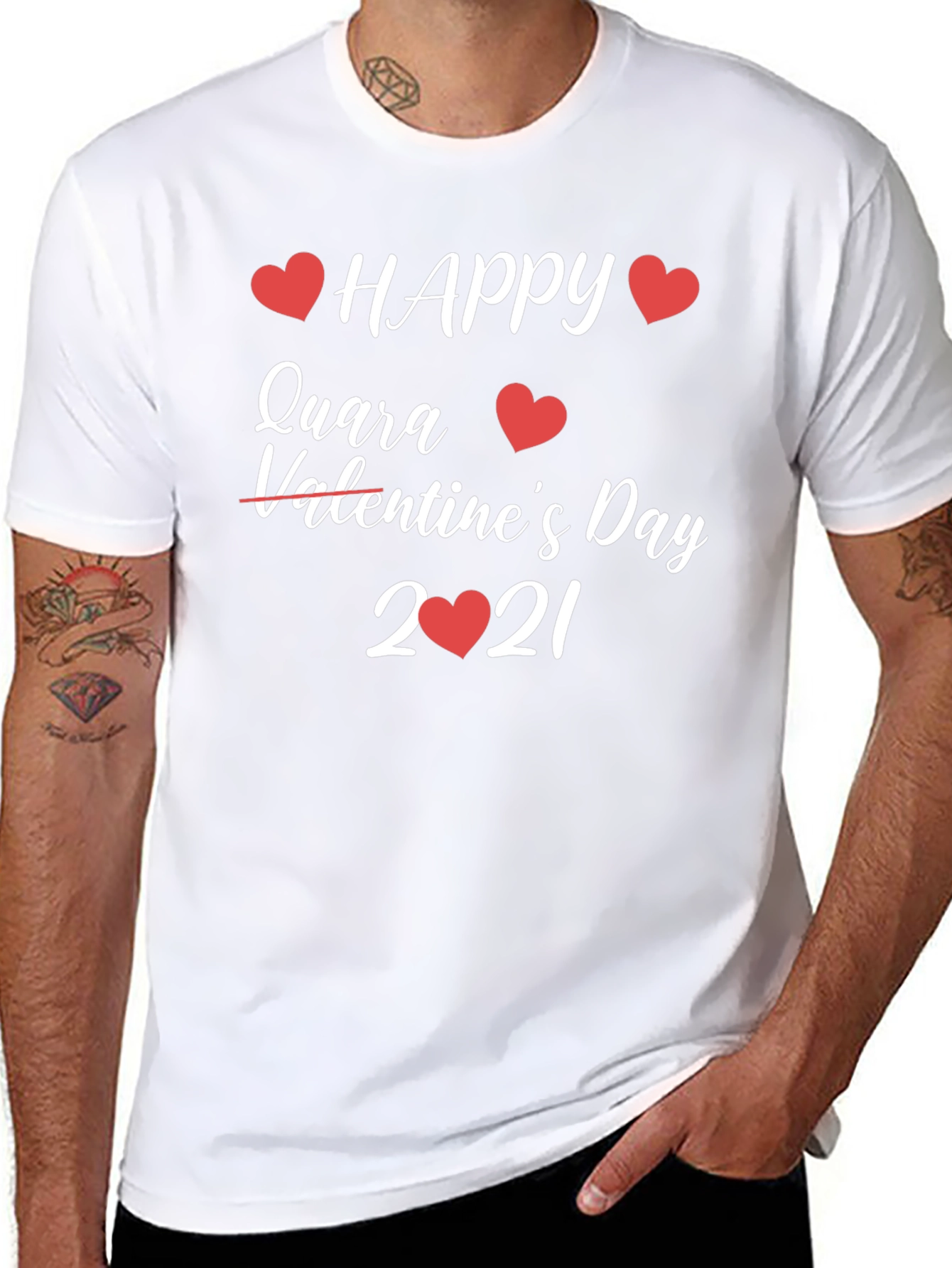 Happy Quara Valentines Day T-Shirt