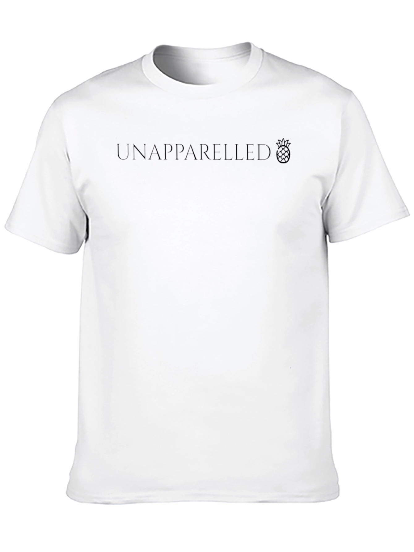UnApparelled Black Graphic Tee - Pineapple Design