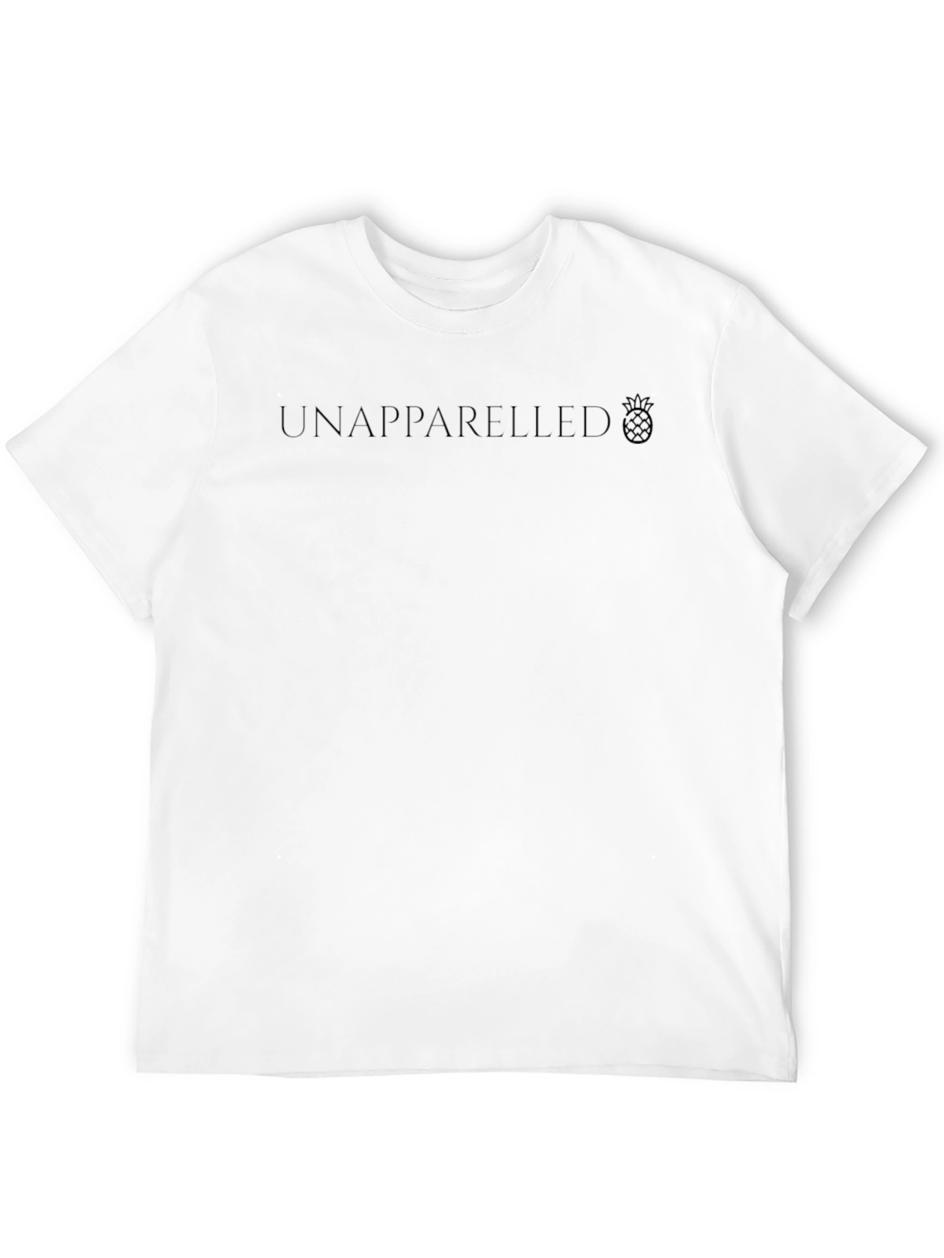 UnApparelled Black Graphic Tee - Pineapple Design