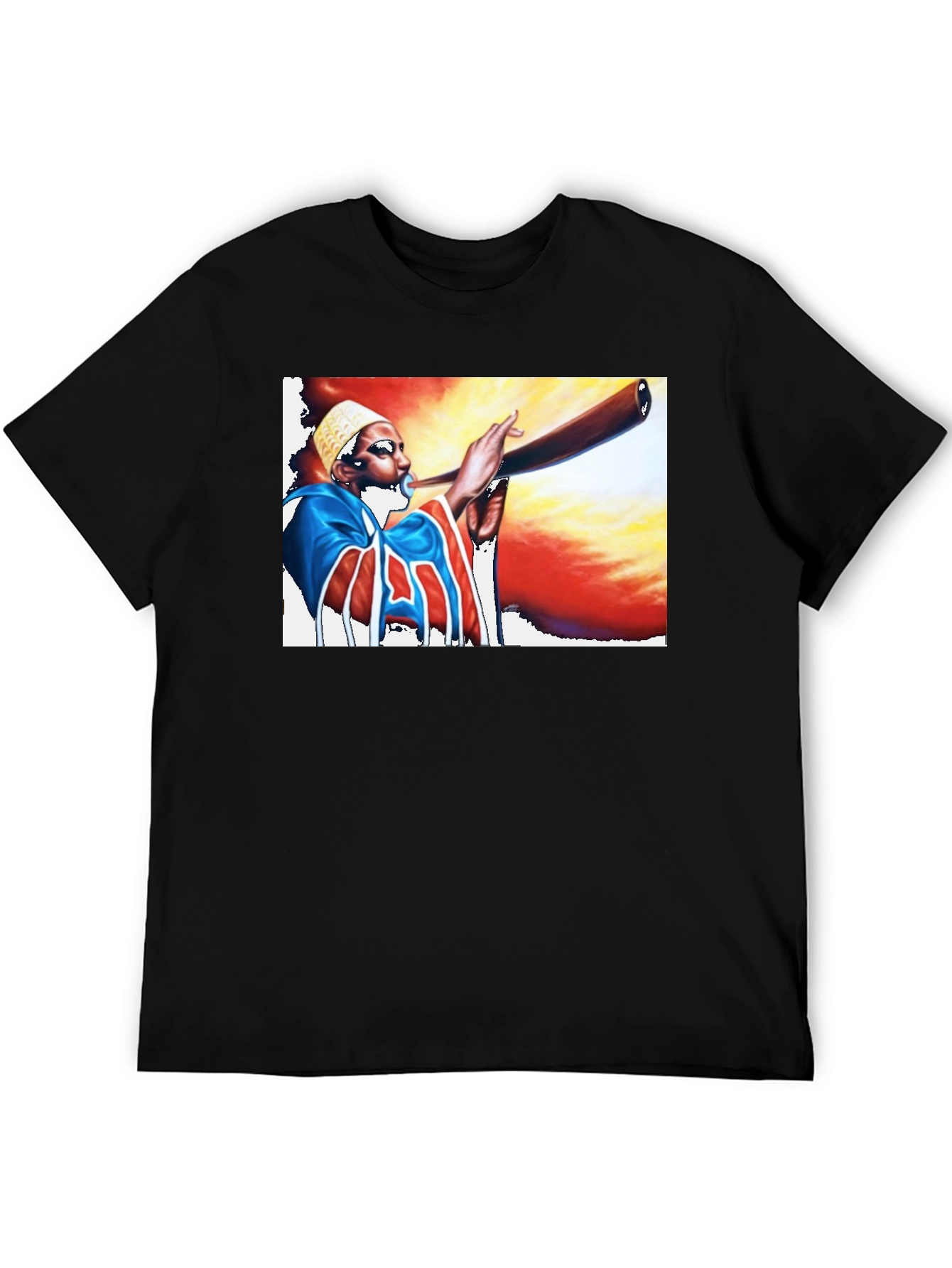 Cultural Art T-Shirt - Mens Black Tee