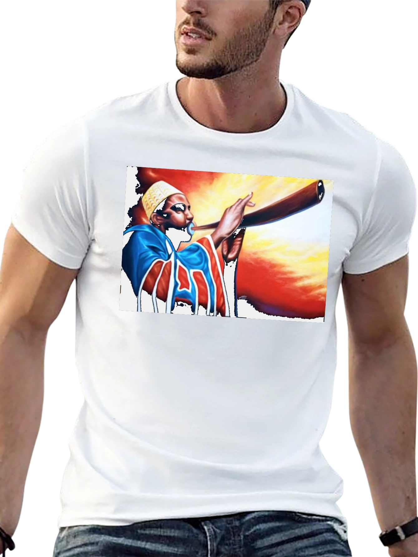 Cultural Art T-Shirt - Mens Black Tee