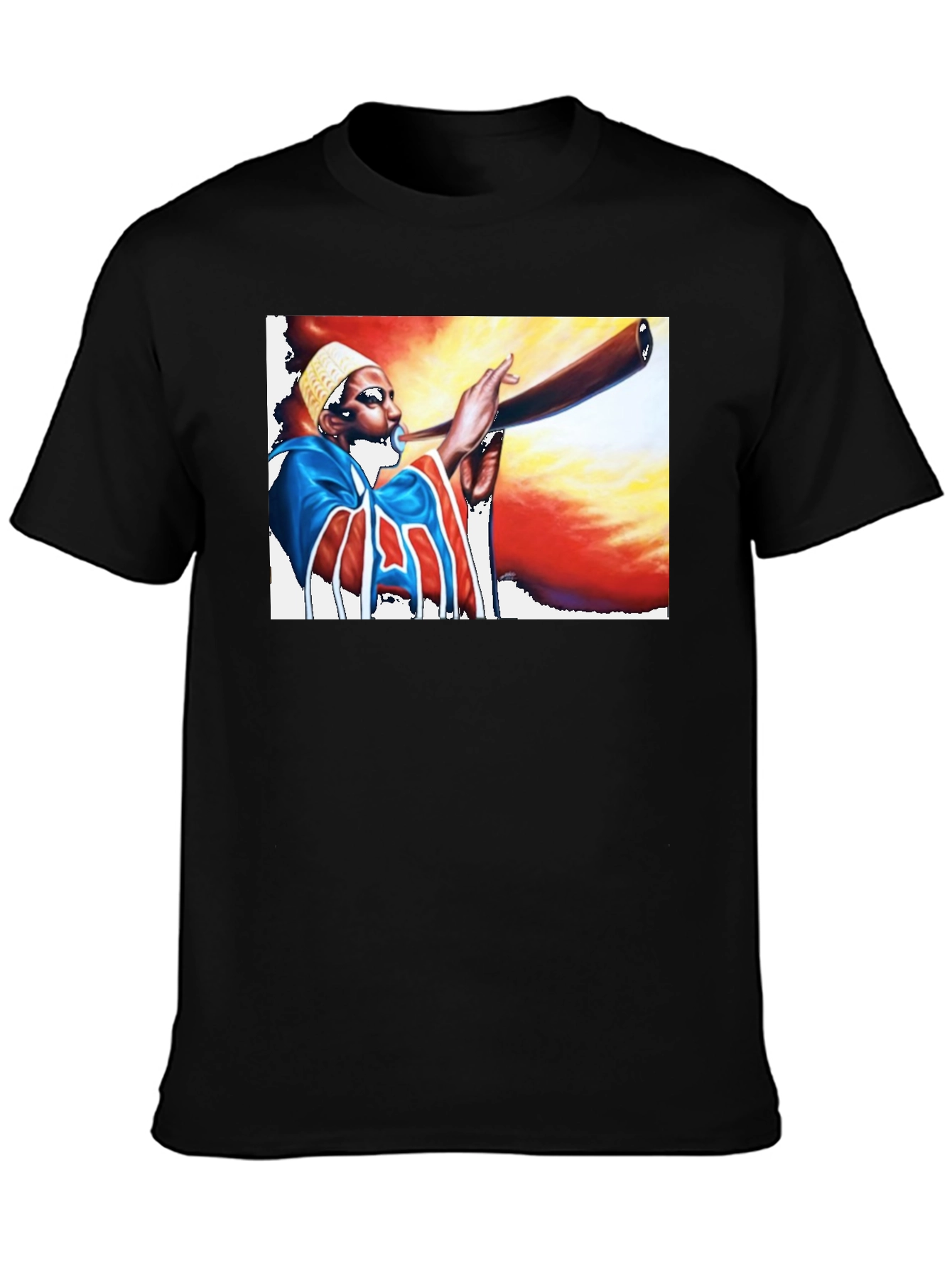 Cultural Art T-Shirt - Mens Black Tee