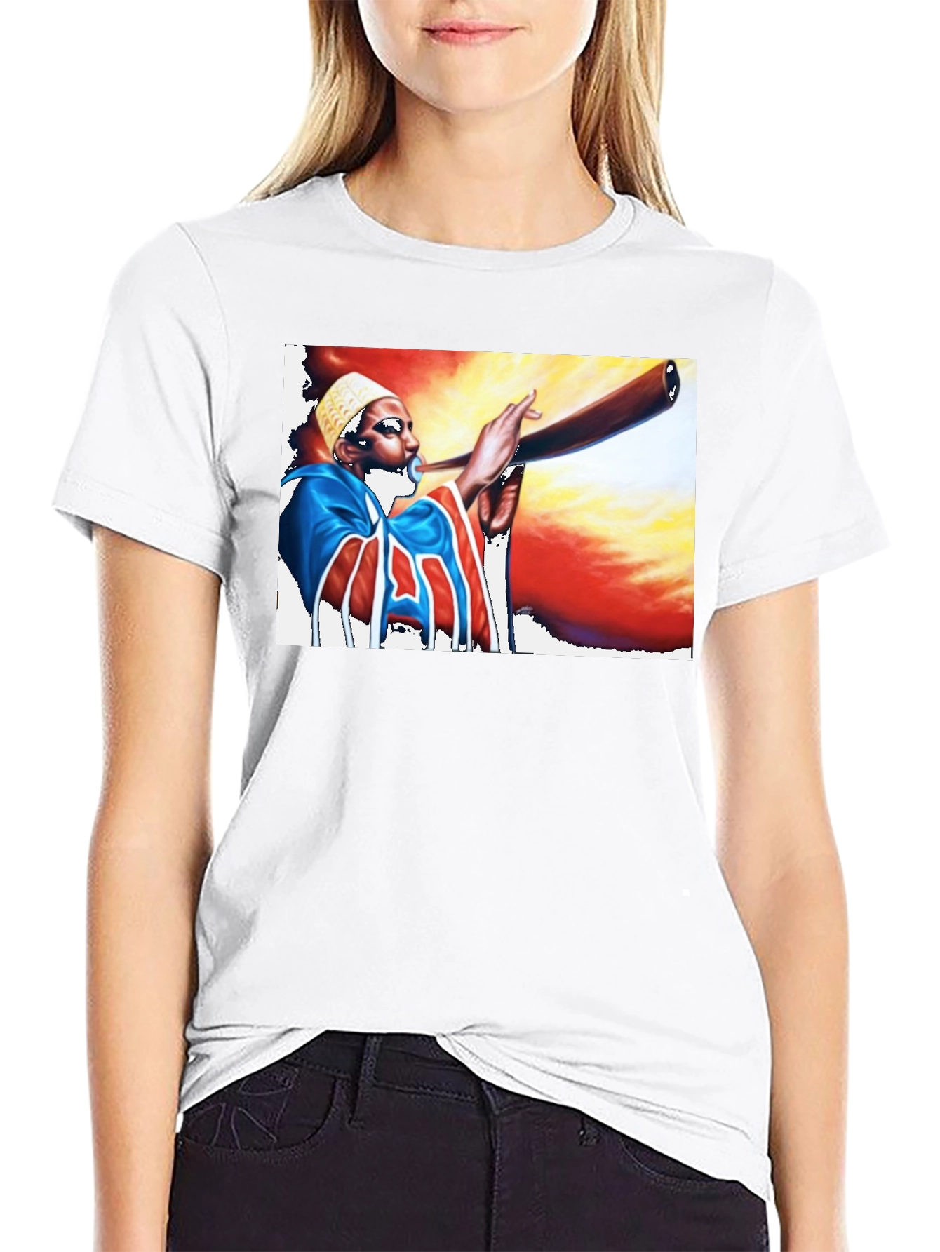 Cultural Art T-Shirt - Mens Black Tee