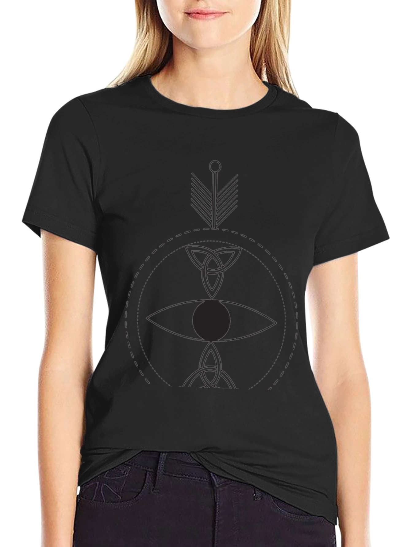 Mystic Eye Black T-Shirt - Unisex