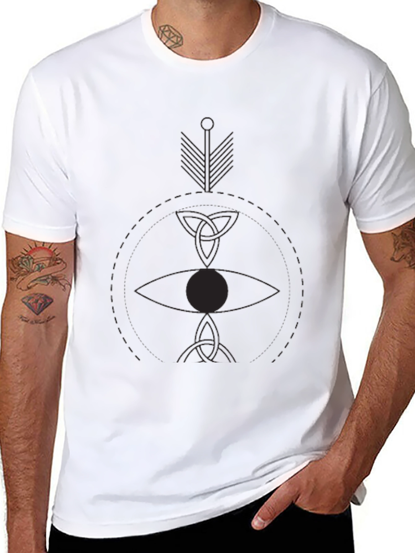 Mystic Eye Black T-Shirt - Unisex