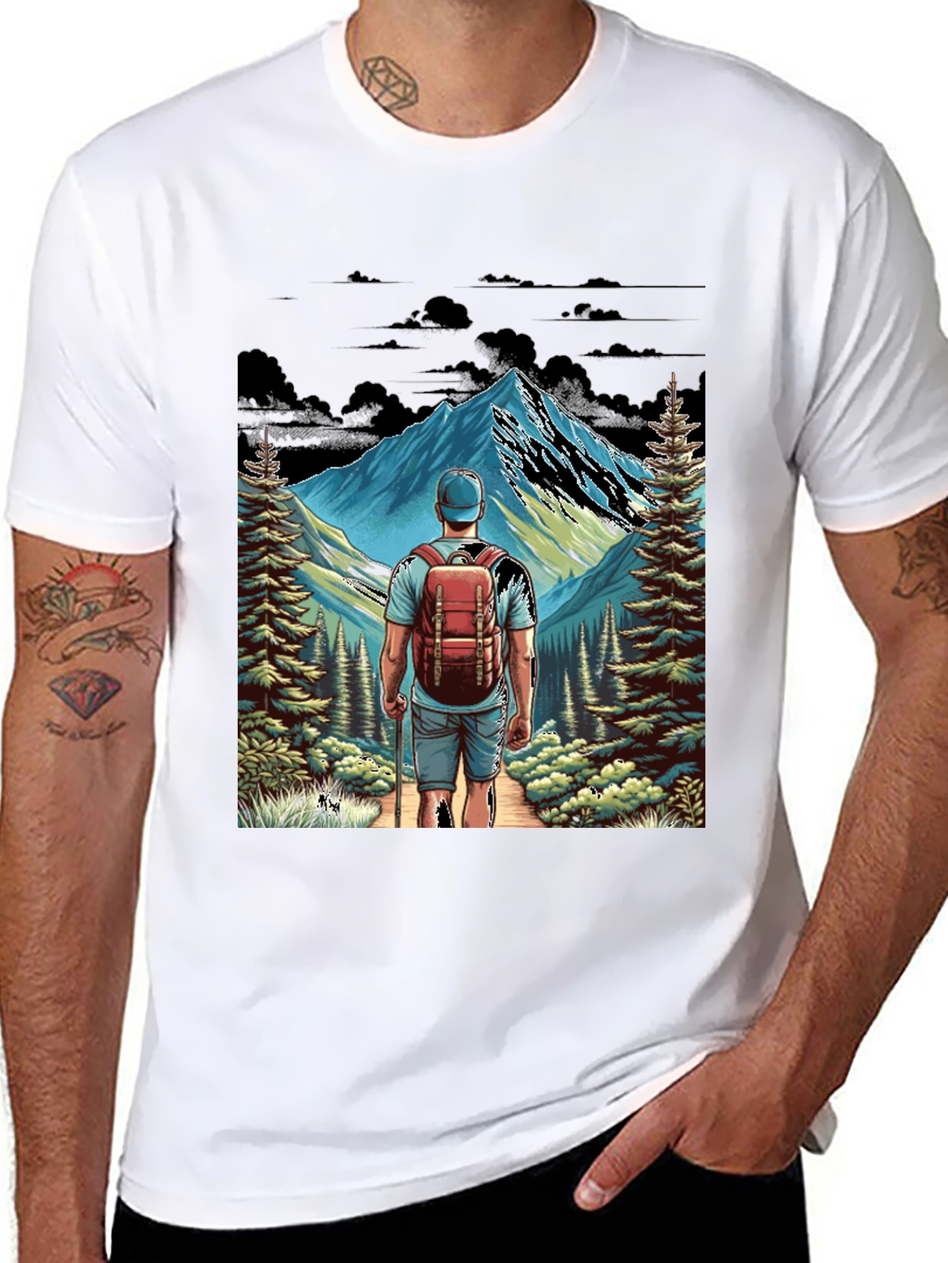 Mountain Hiker Graphic Tee