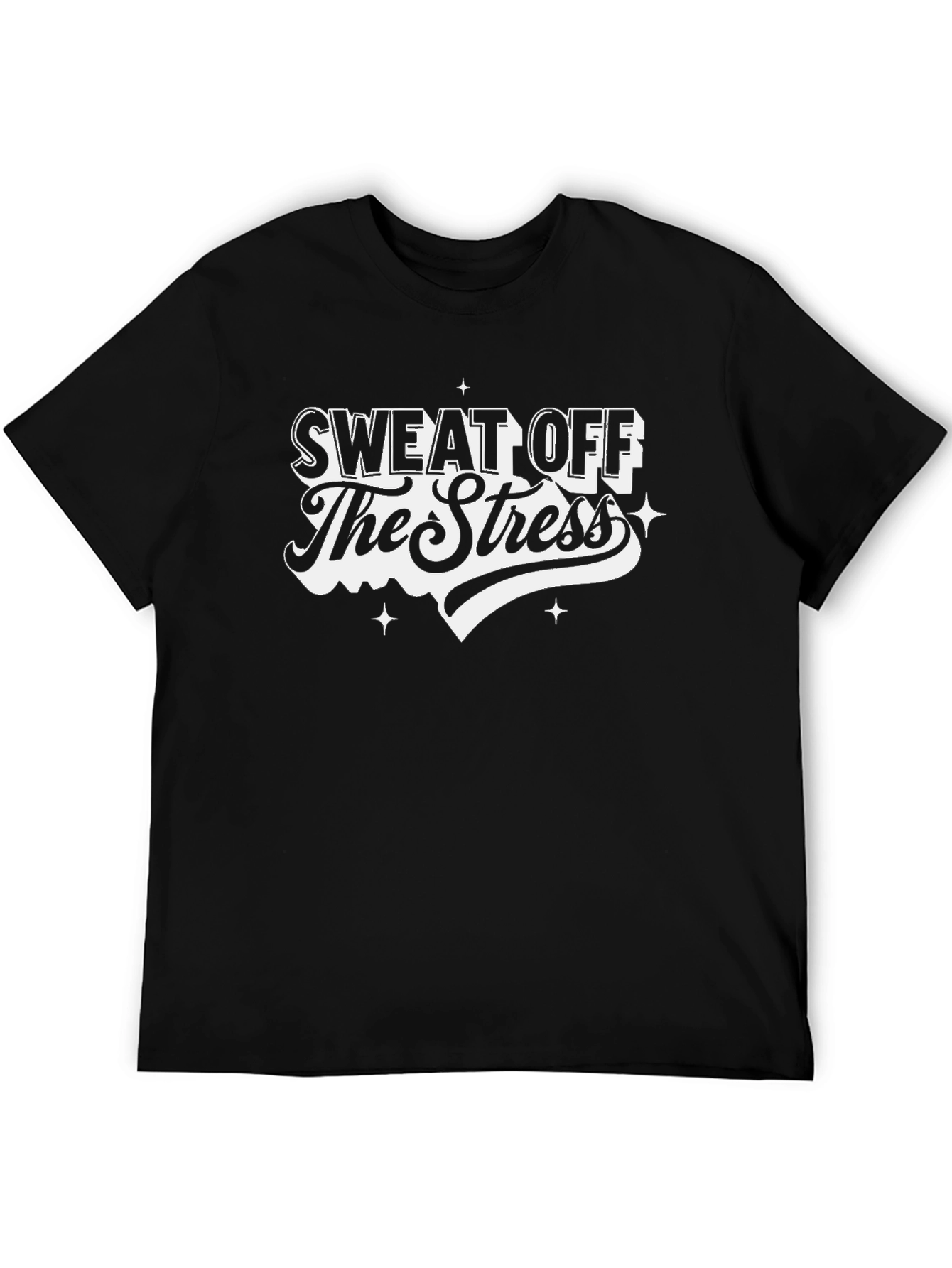 Sweat Off The Stress Graphic T-Shirt