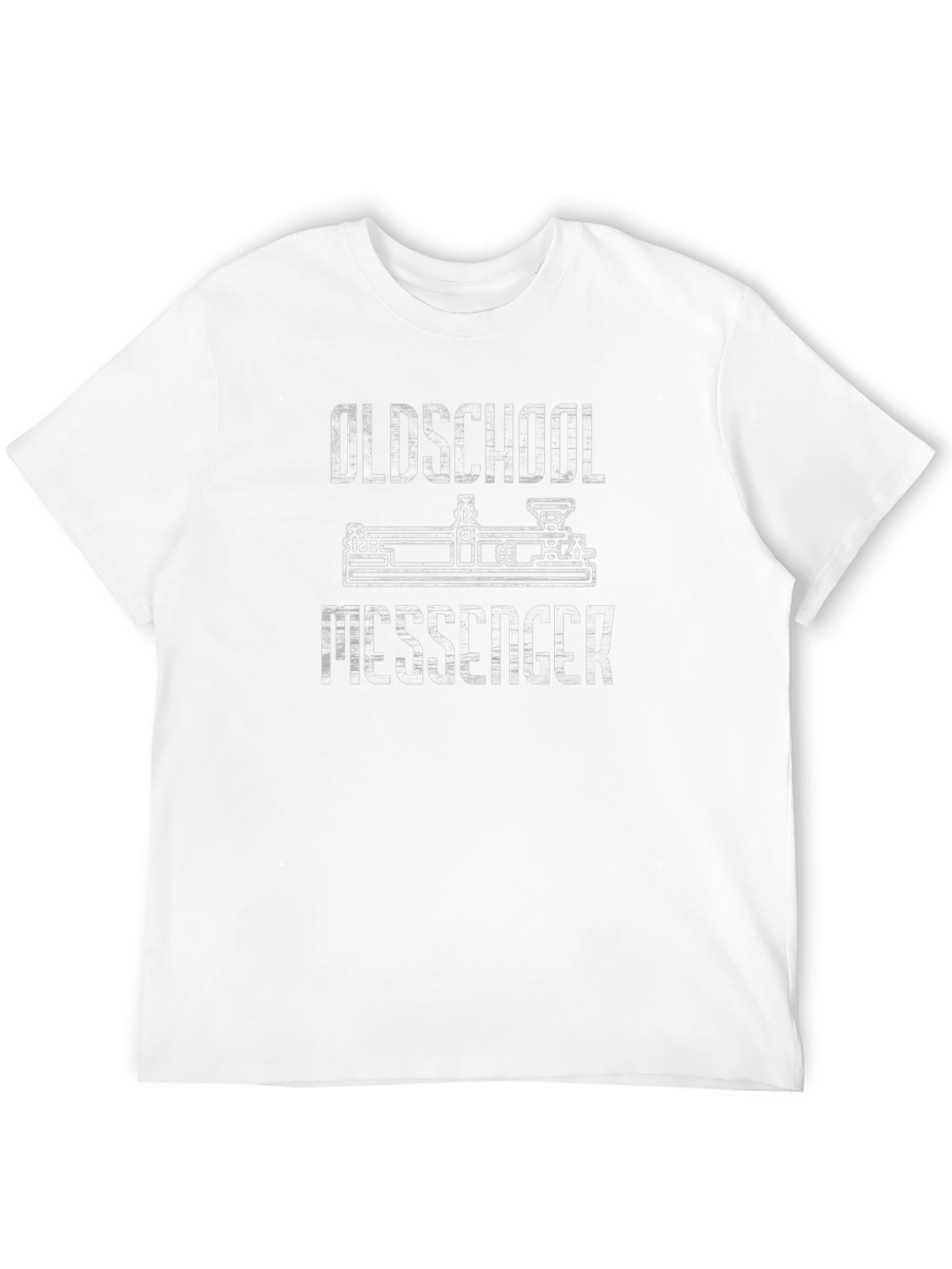 Oldschool Messenger Black T-Shirt