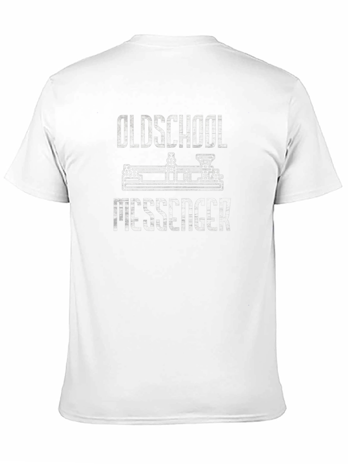Oldschool Messenger Black T-Shirt