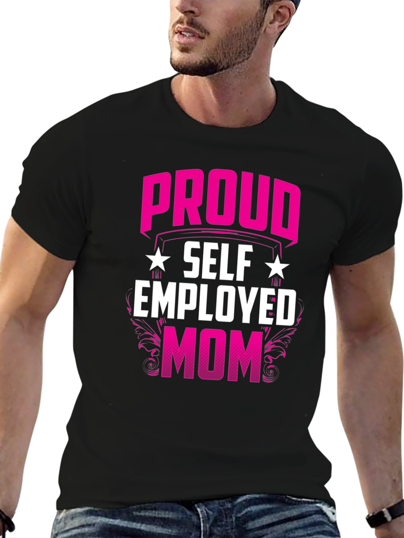 Proud Self Employed Mom T-Shirt