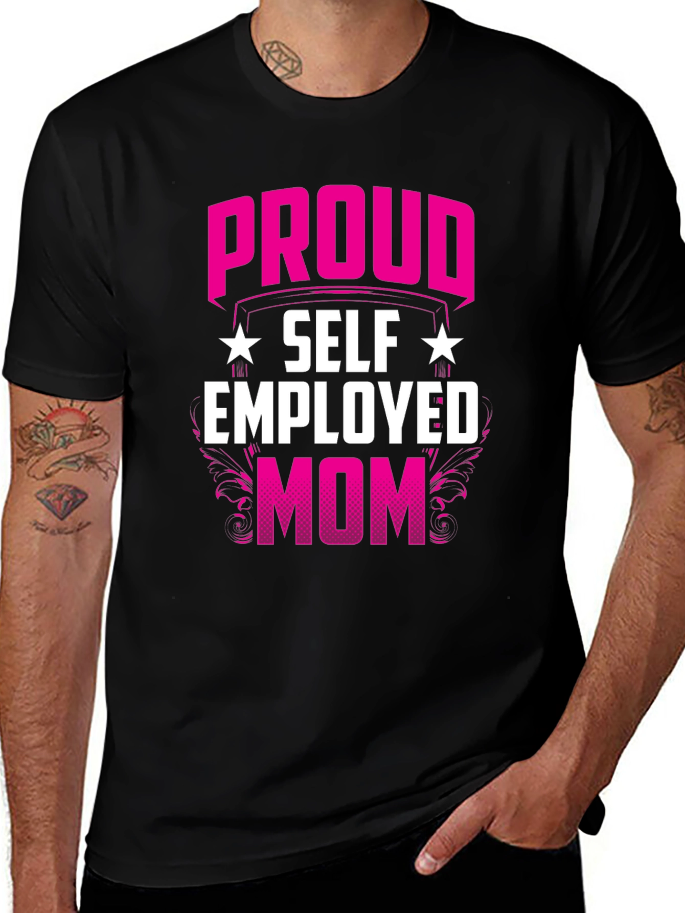 Proud Self Employed Mom T-Shirt