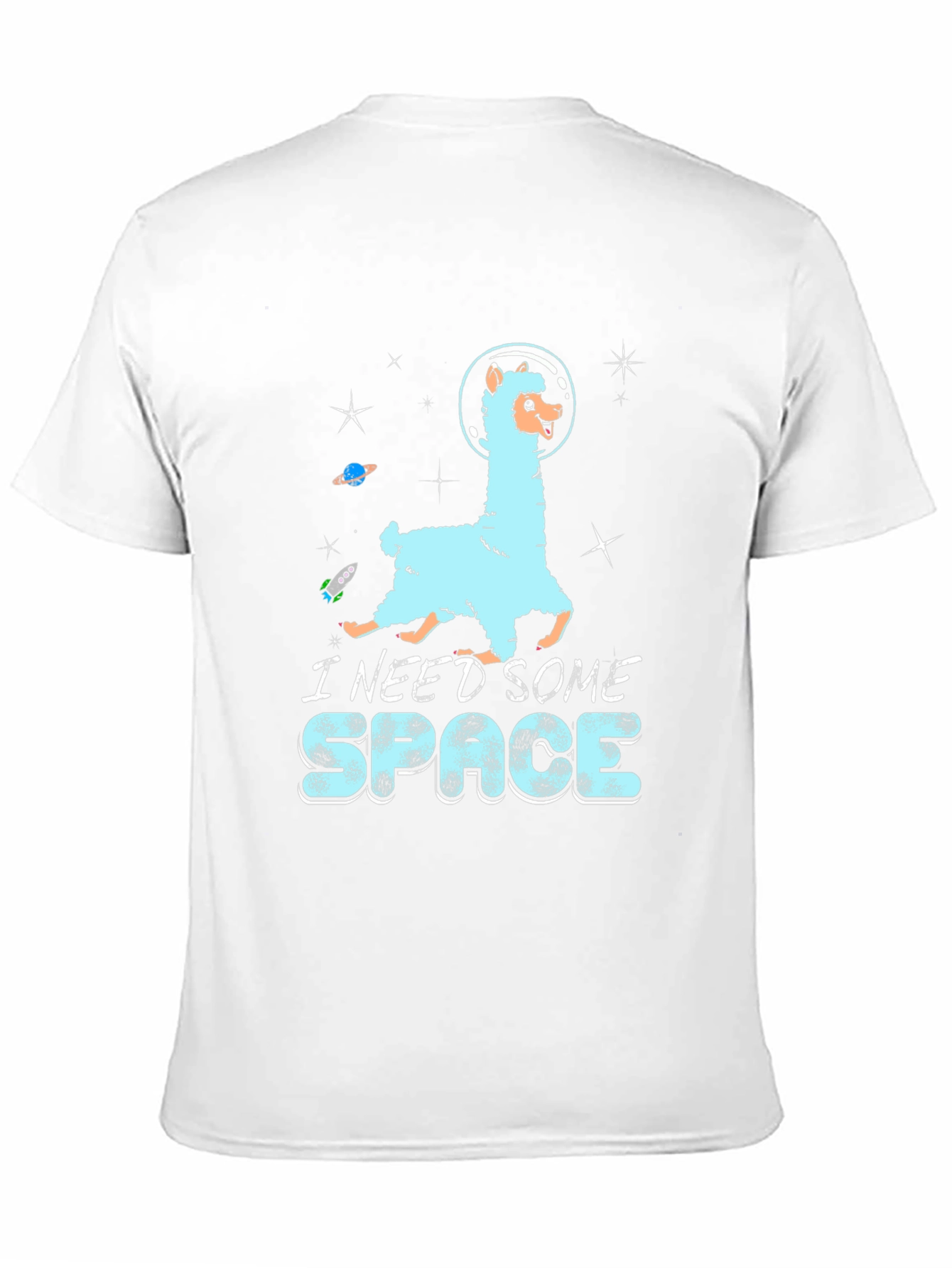I Need Some Space Llama Graphic T-Shirt