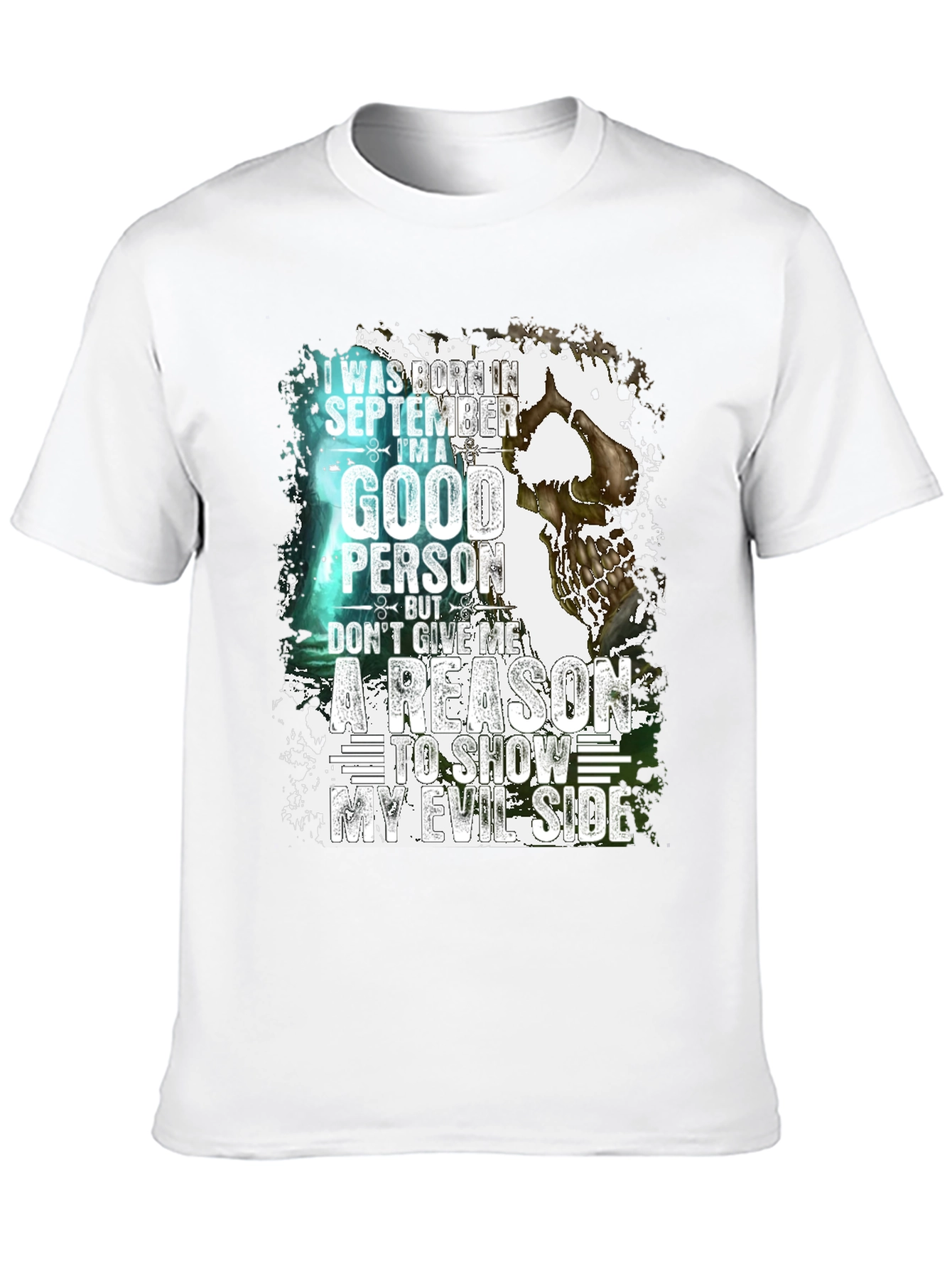 September Born Good Person Evil Side T-Shirt
