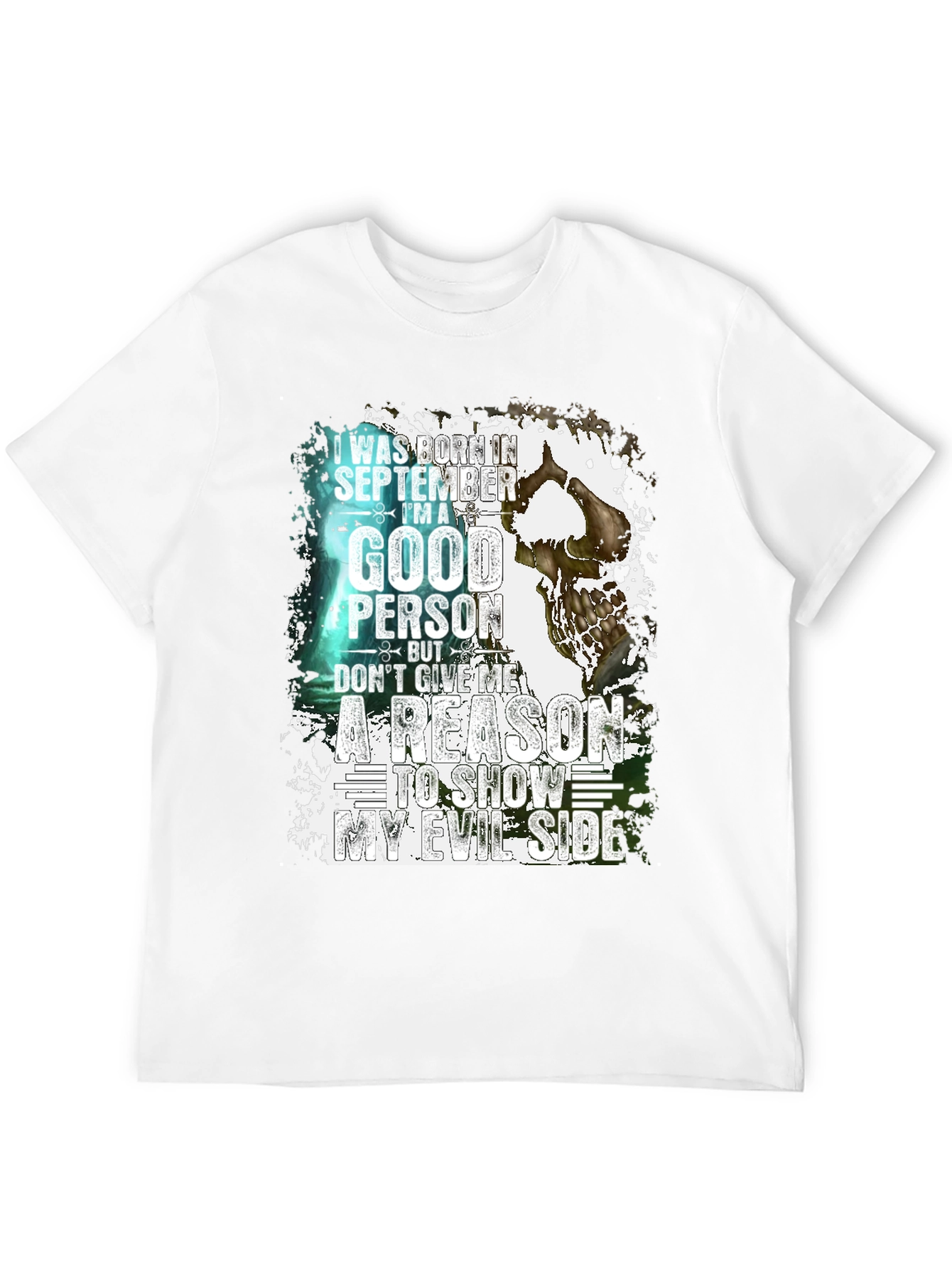 September Born Good Person Evil Side T-Shirt