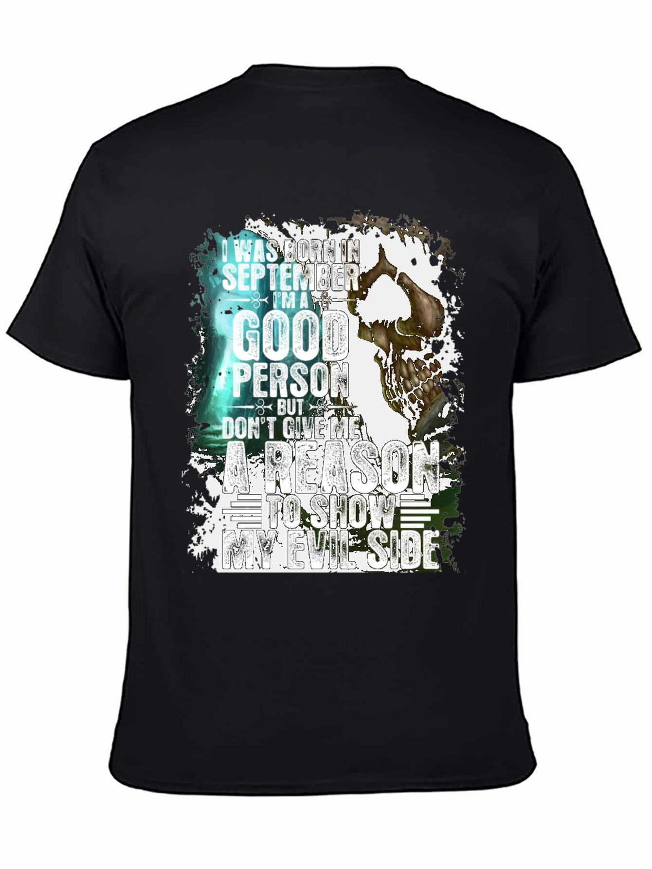 September Born Good Person Evil Side T-Shirt