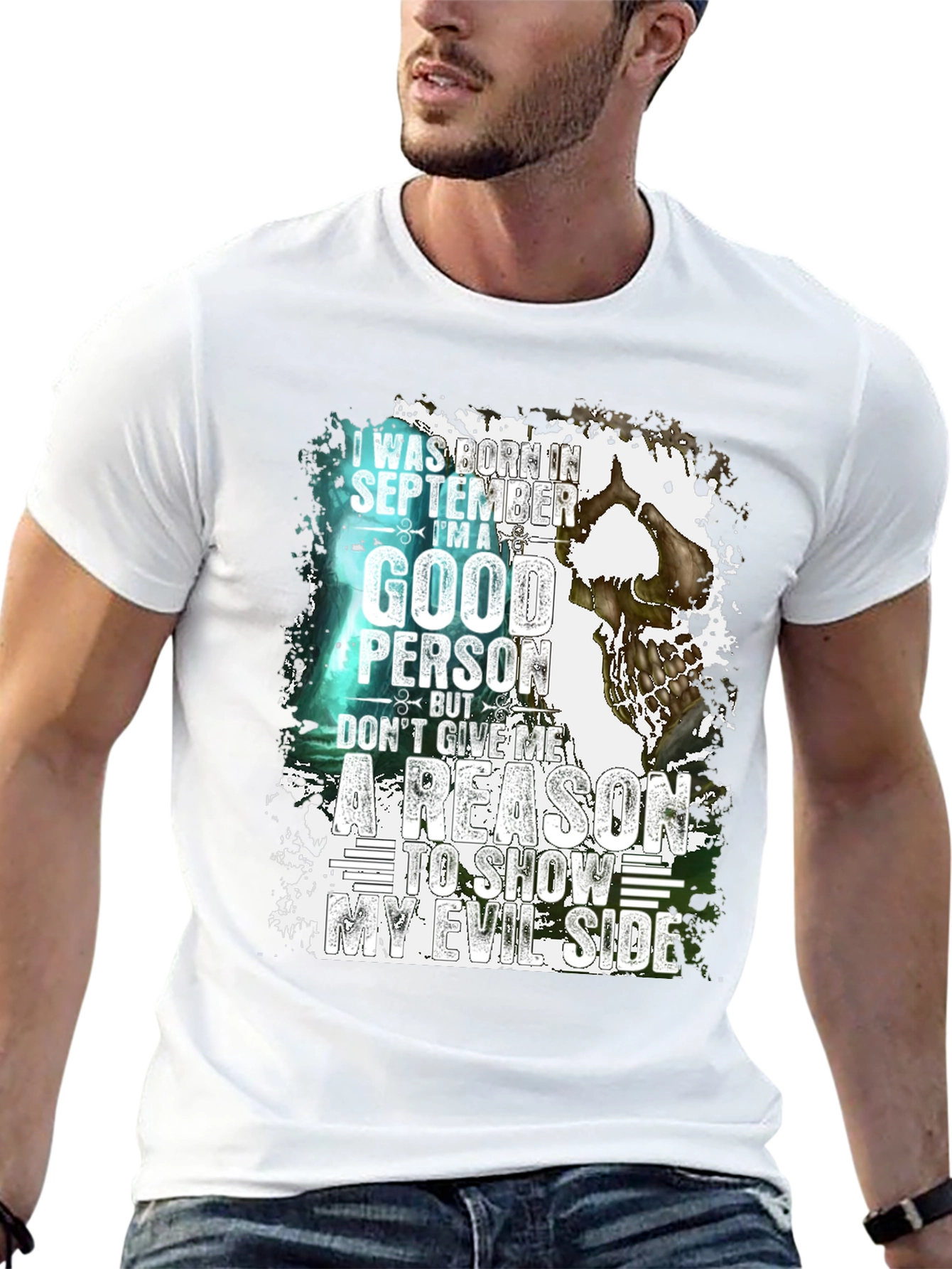 September Born Good Person Evil Side T-Shirt