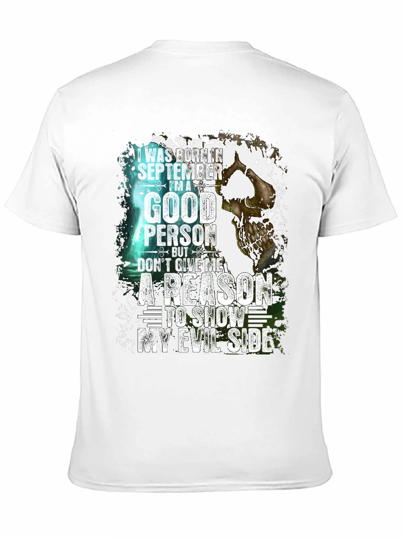 September Born Good Person Evil Side T-Shirt