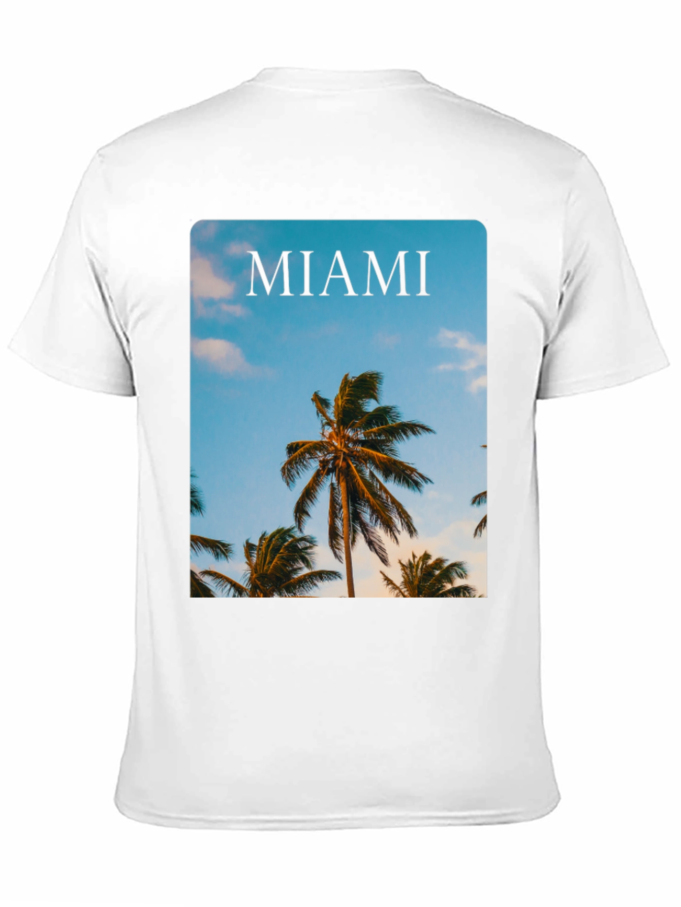 Miami Palm Tree Graphic Tee