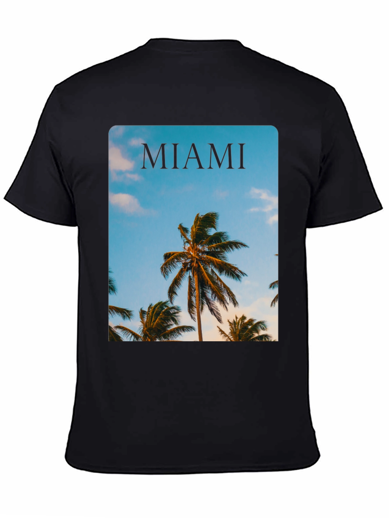 Miami Palm Tree Graphic Tee