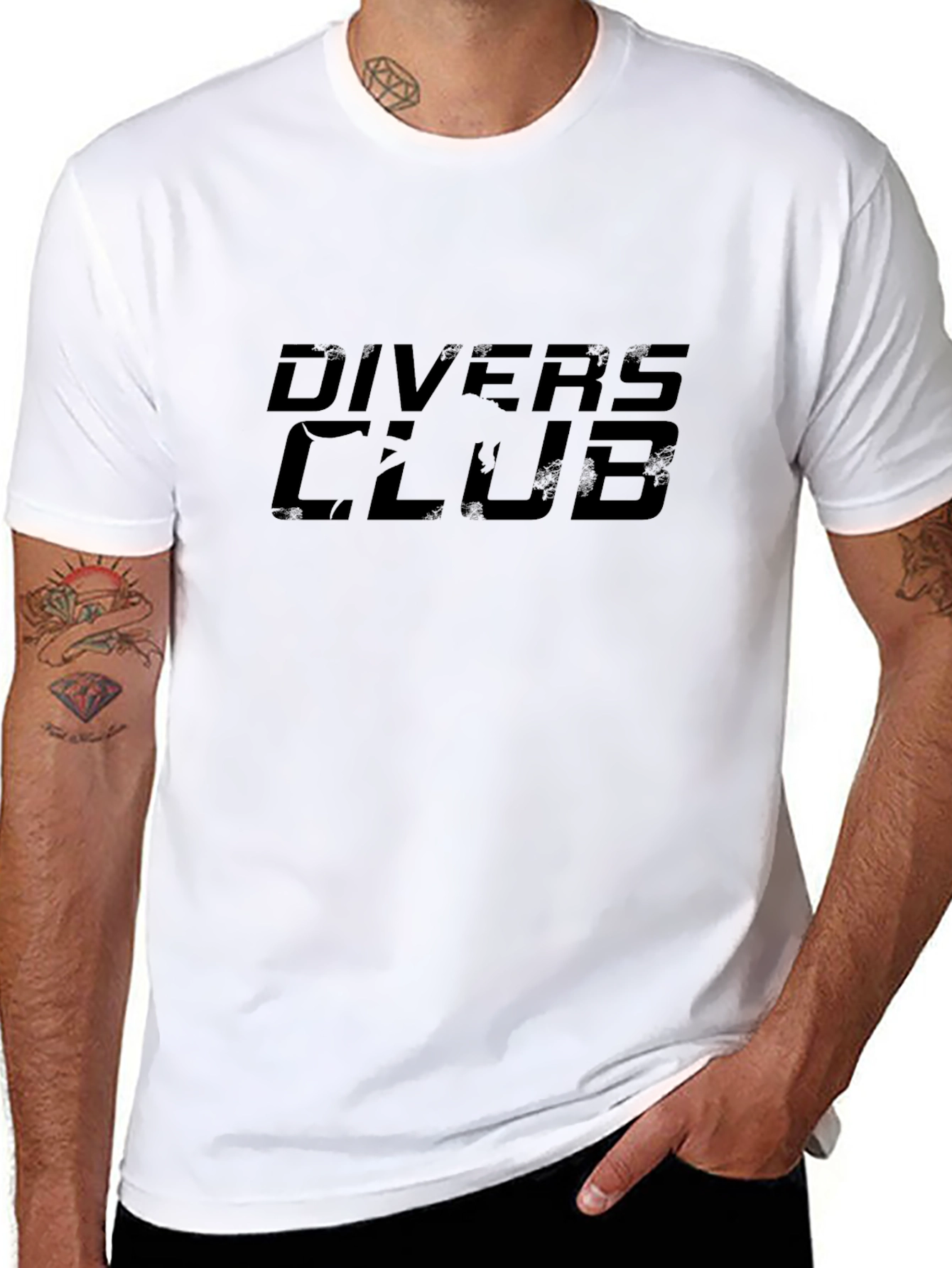 Divers Club Black T-Shirt