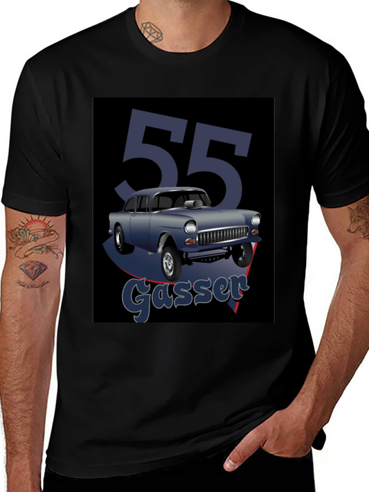 Vintage 55 Gasser Car T-Shirt - Classic Automotive Style