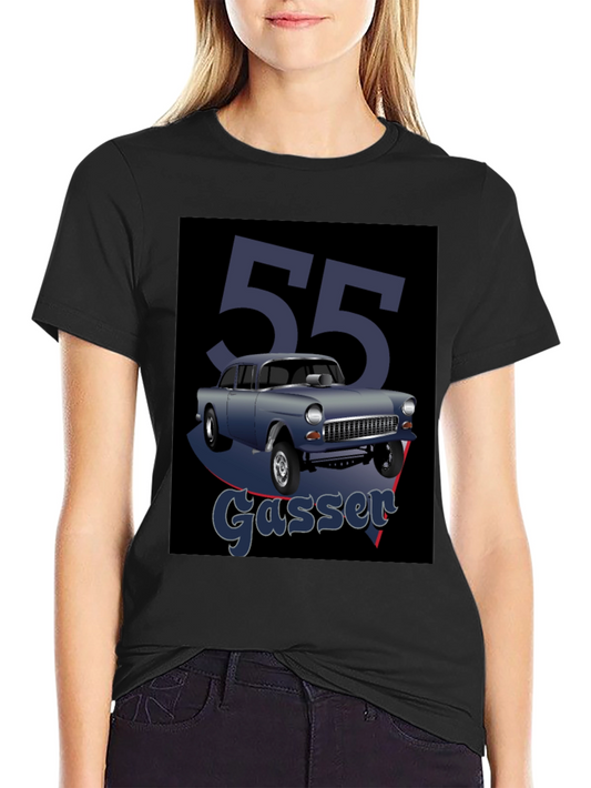 Vintage 55 Gasser Car T-Shirt - Classic Automotive Style